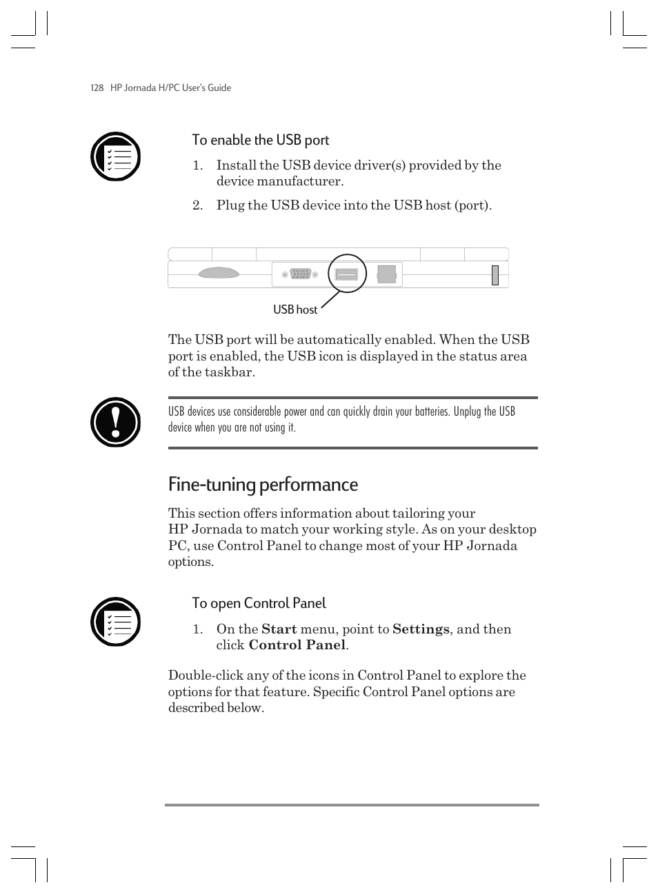 Fine-tuning performance | HP Jornada 820 User Manual | Page 132 / 178