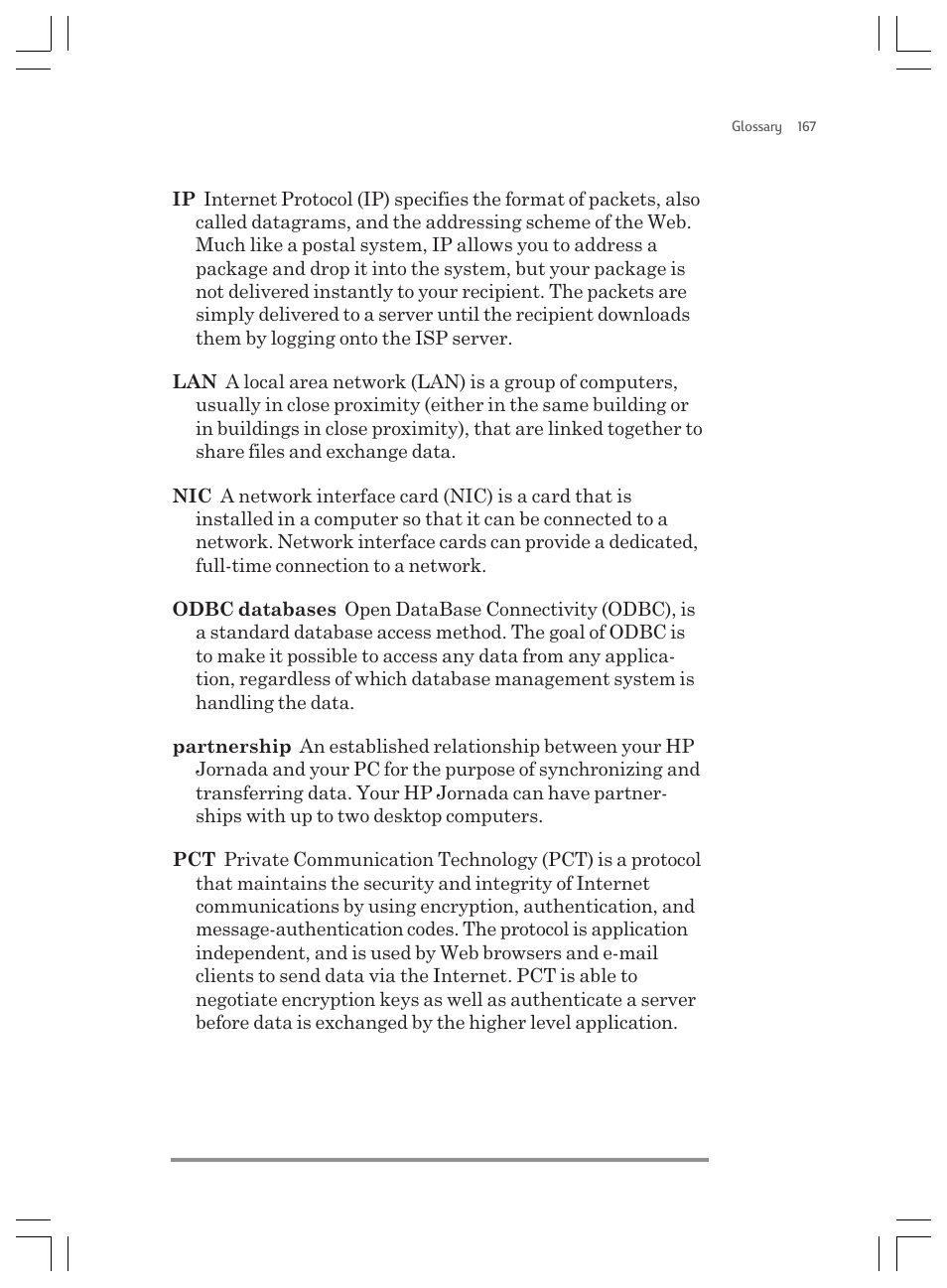 HP Jornada 820 User Manual | Page 171 / 178