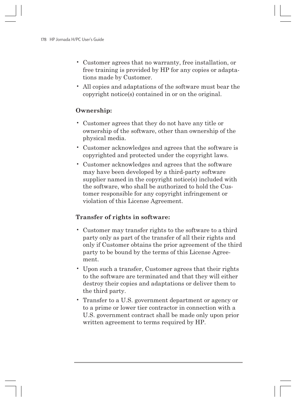 HP Jornada 820 User Manual | Page 174 / 178