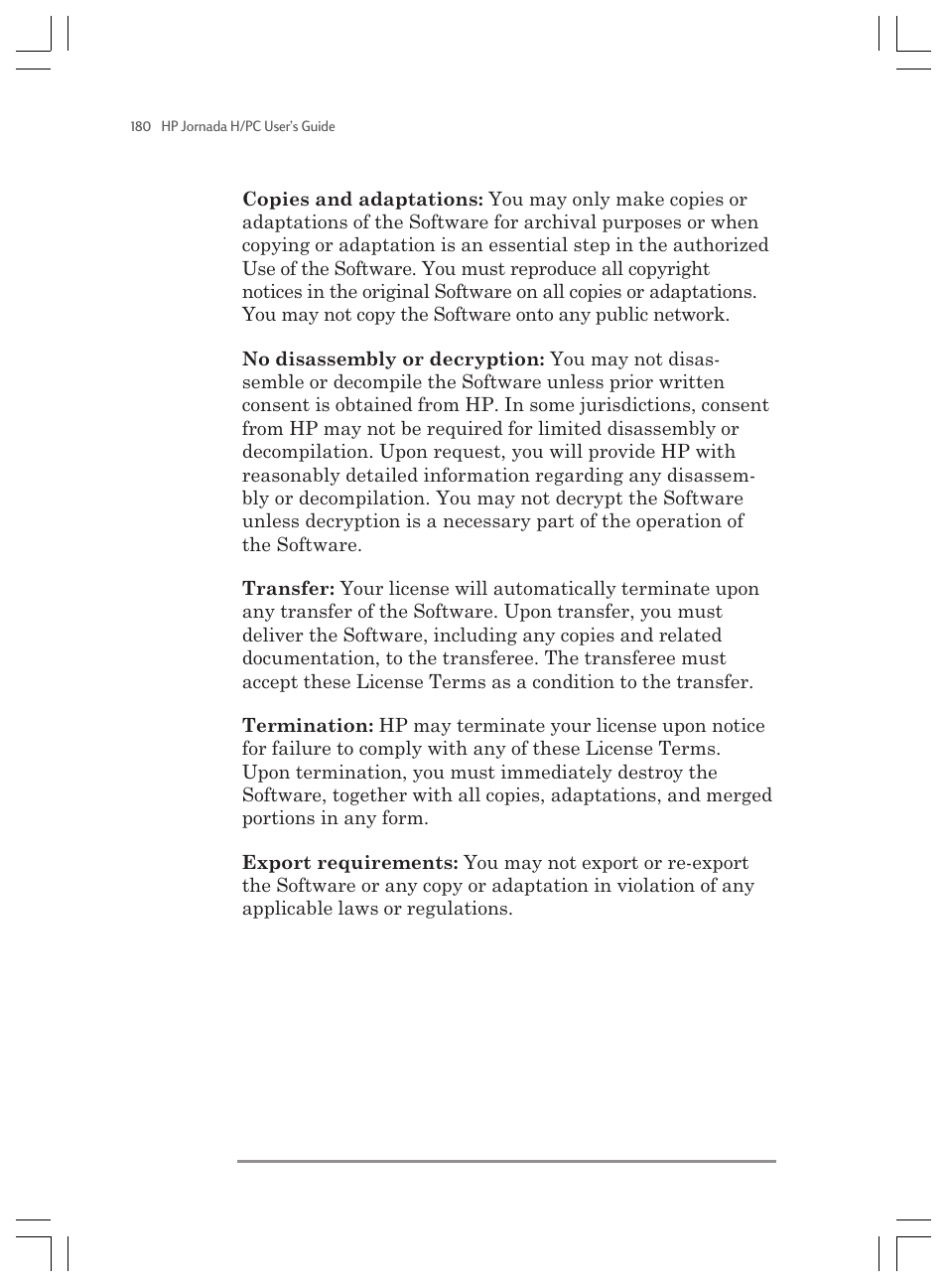 HP Jornada 820 User Manual | Page 176 / 178