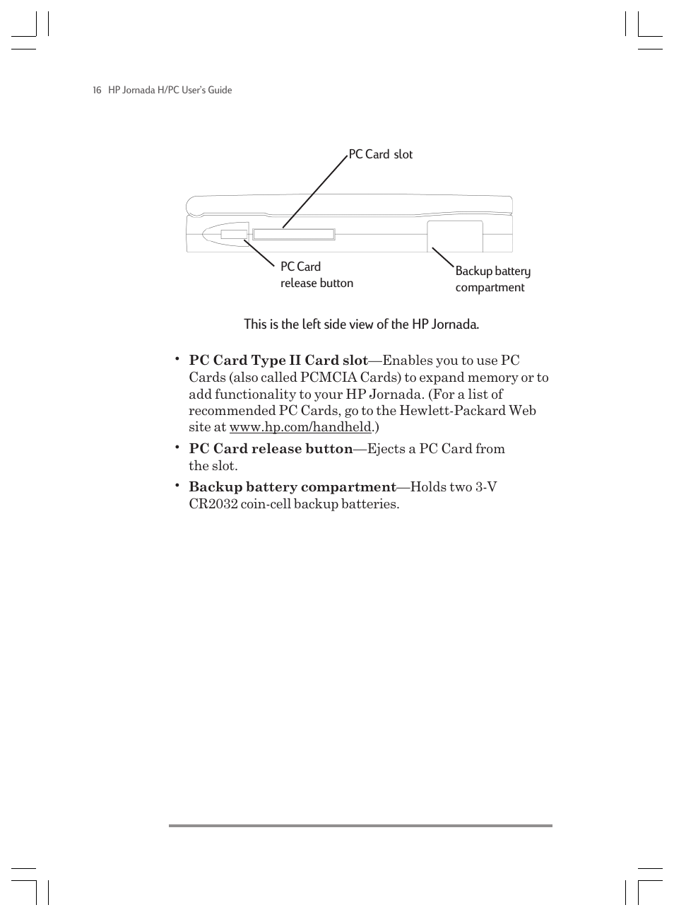 HP Jornada 820 User Manual | Page 20 / 178