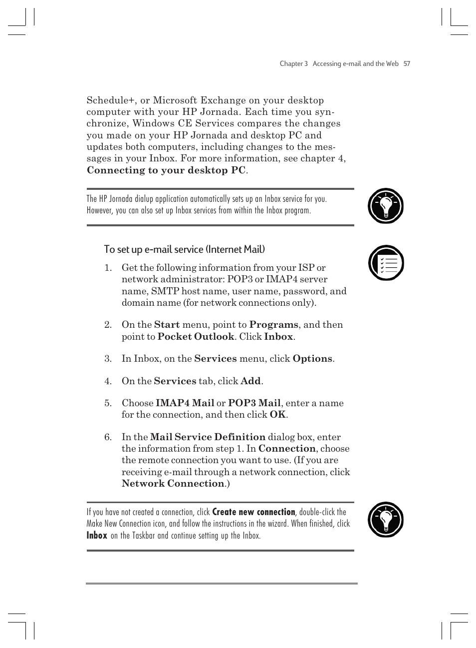 HP Jornada 820 User Manual | Page 61 / 178
