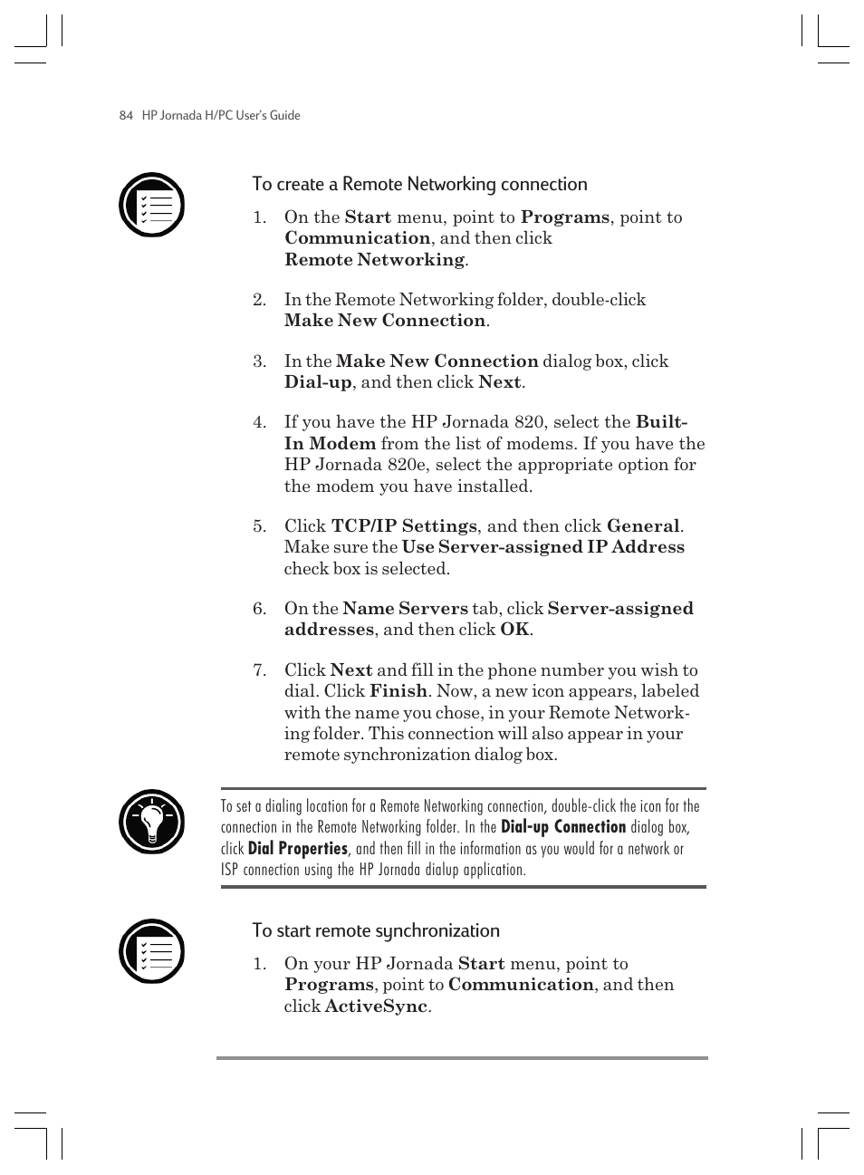 HP Jornada 820 User Manual | Page 88 / 178