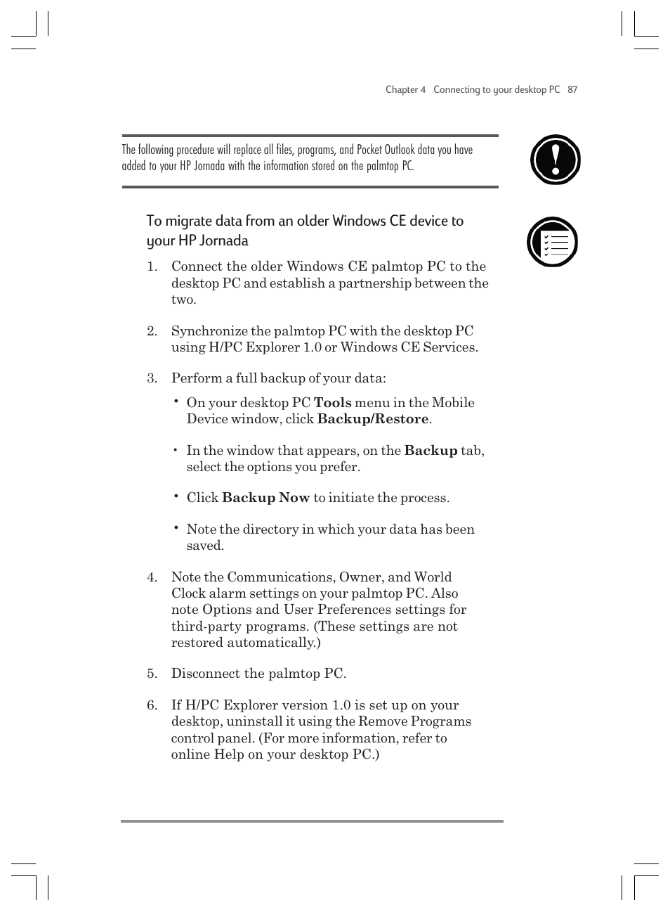 HP Jornada 820 User Manual | Page 91 / 178