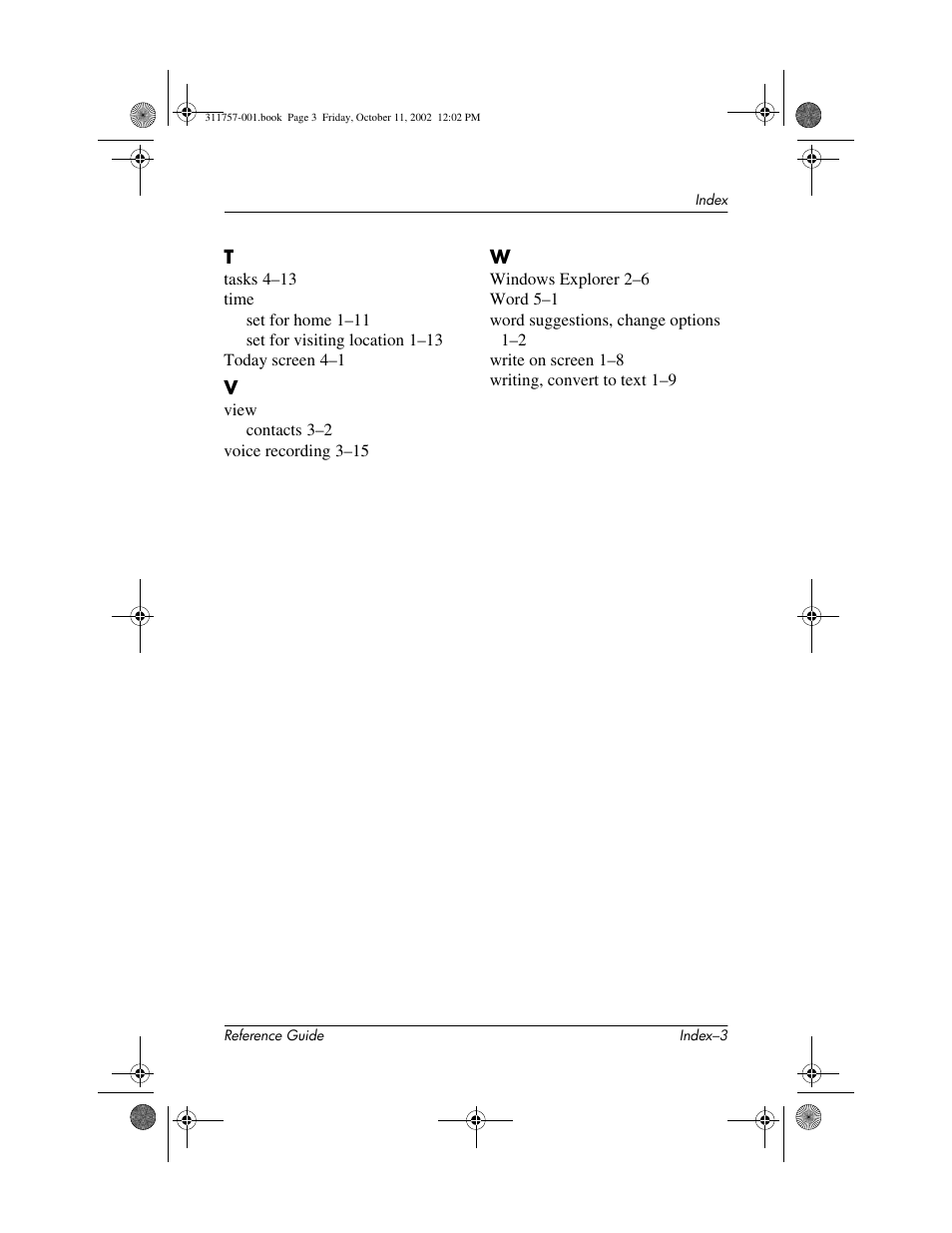 HP iPAQ h1910 User Manual | Page 105 / 105