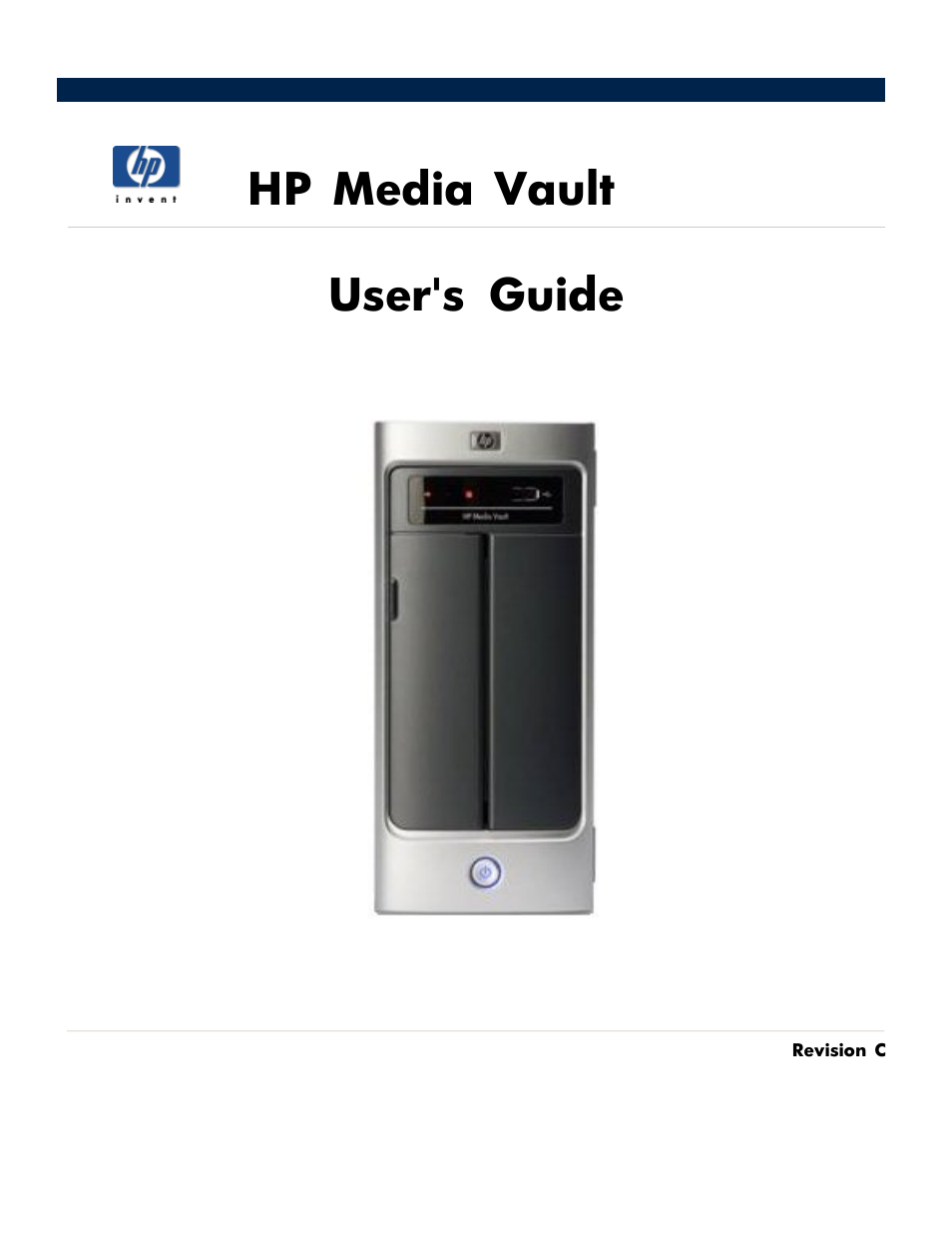 HP Media Vault User Manual | 142 pages