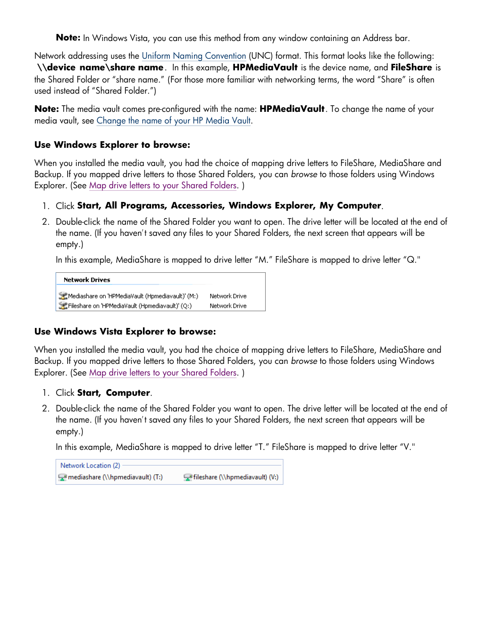HP Media Vault User Manual | Page 10 / 142