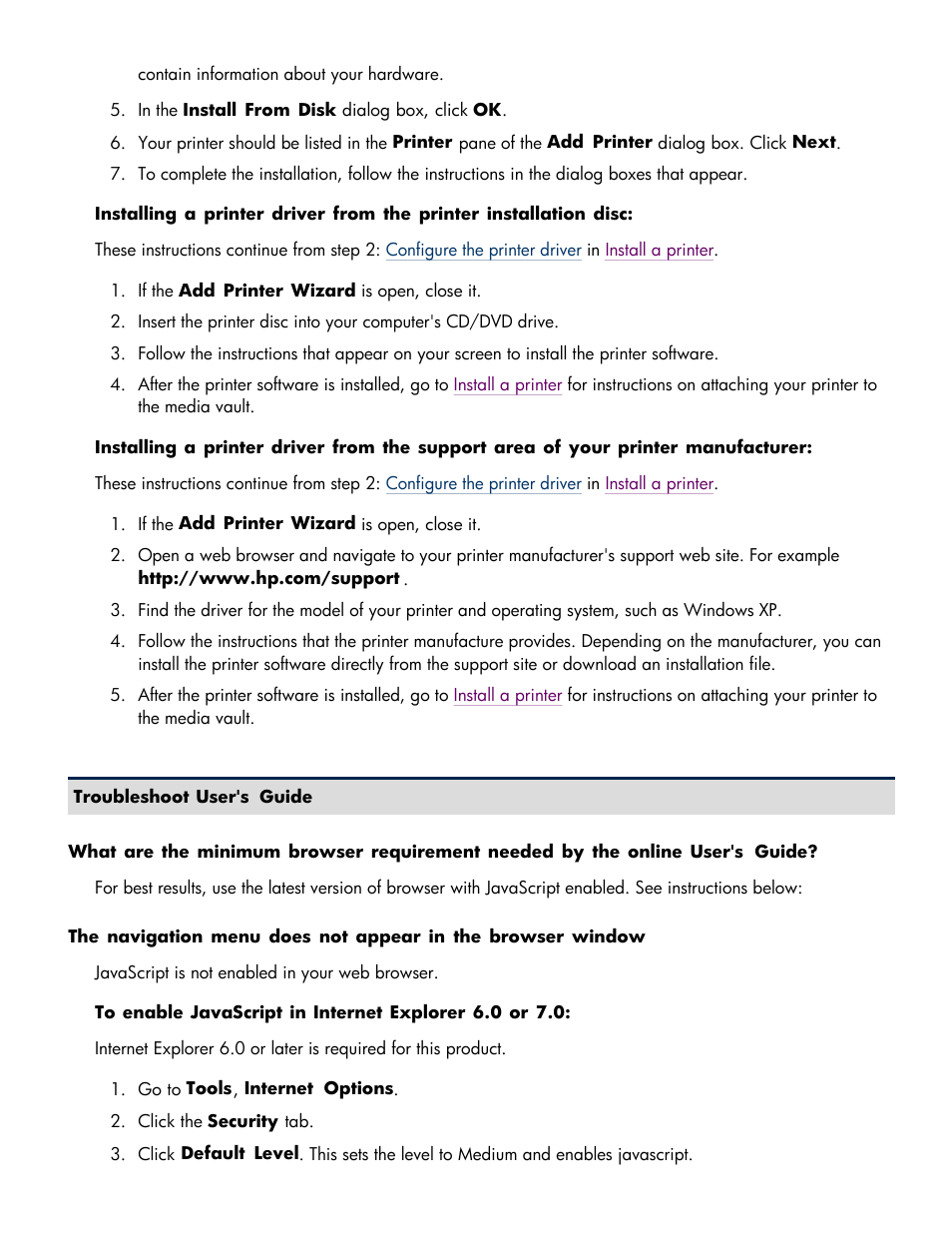 HP Media Vault User Manual | Page 115 / 142