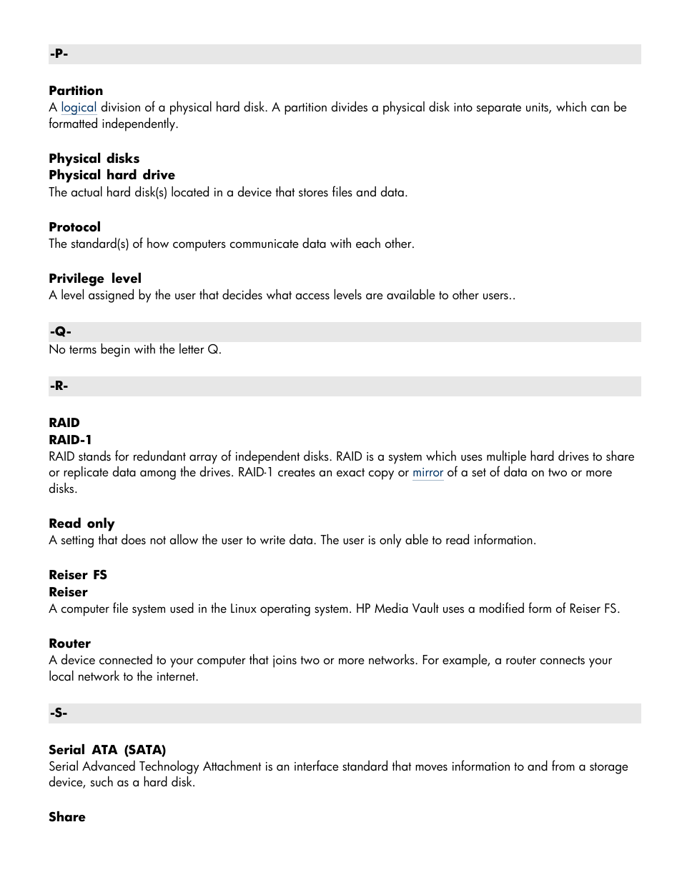 HP Media Vault User Manual | Page 121 / 142