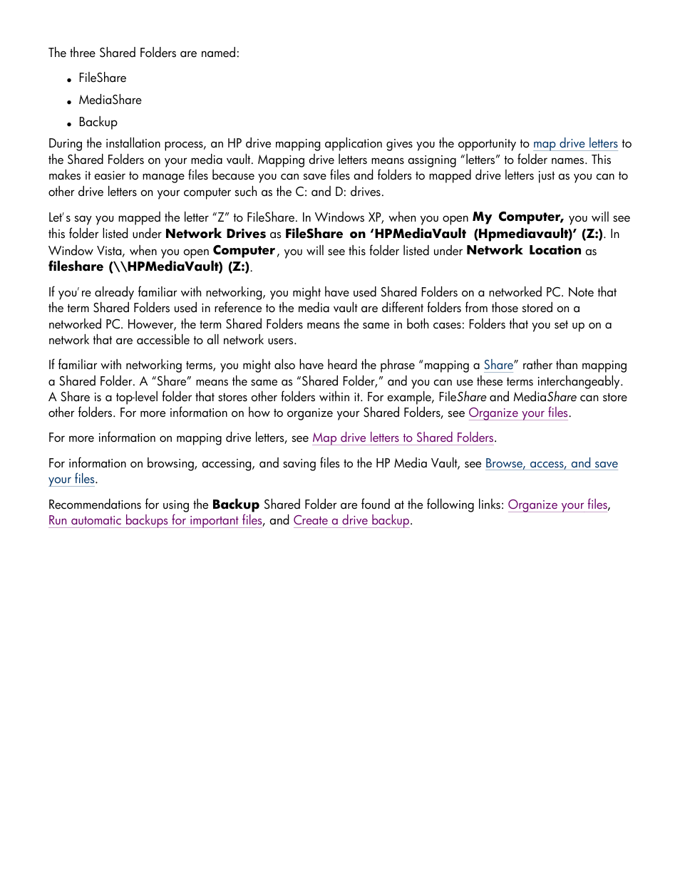 HP Media Vault User Manual | Page 6 / 142