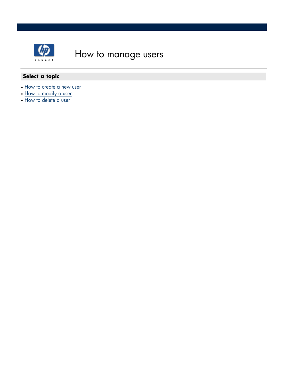 How to manage users | HP Media Vault User Manual | Page 78 / 142