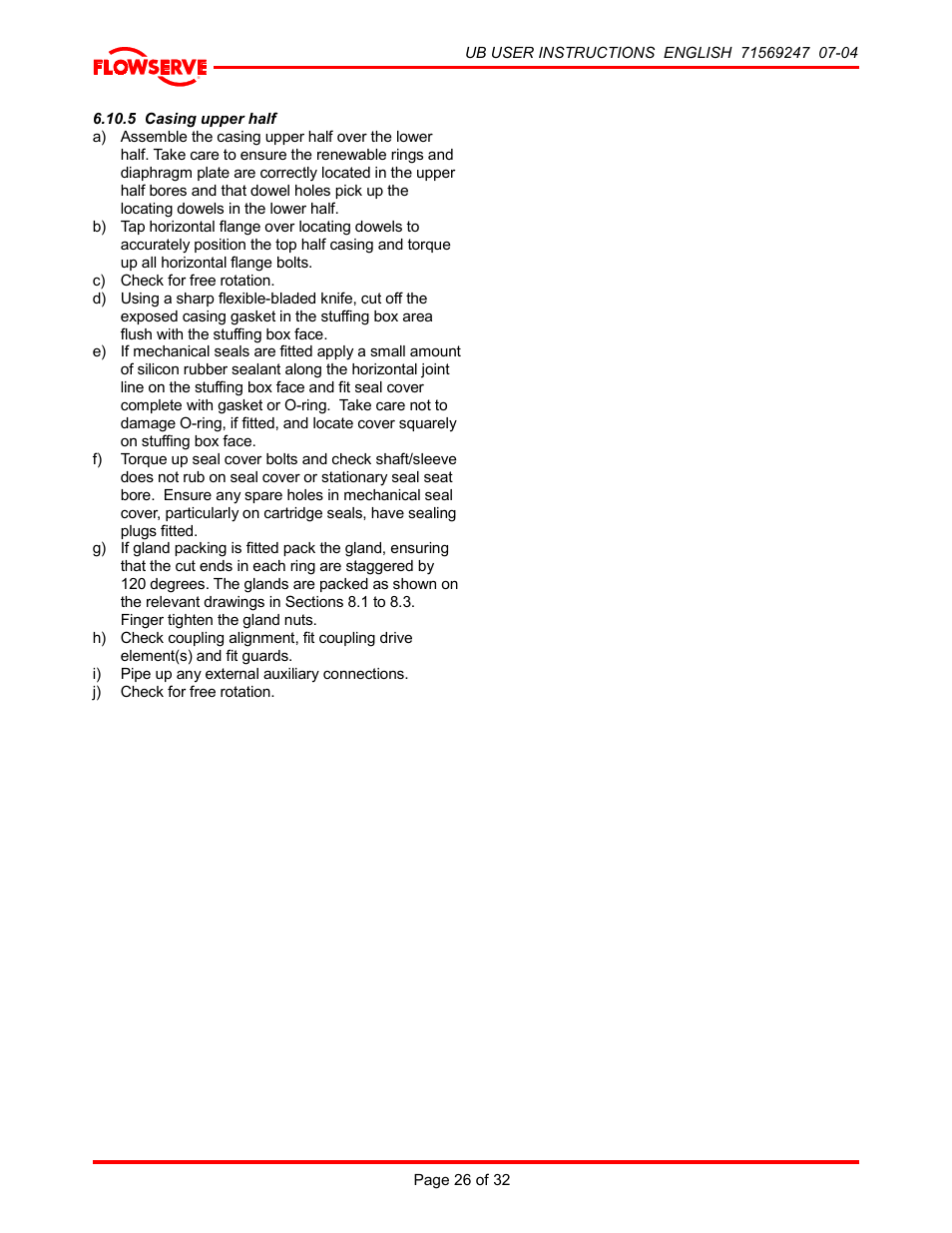 5 casing upper half | HP 8-UB-1 User Manual | Page 26 / 32