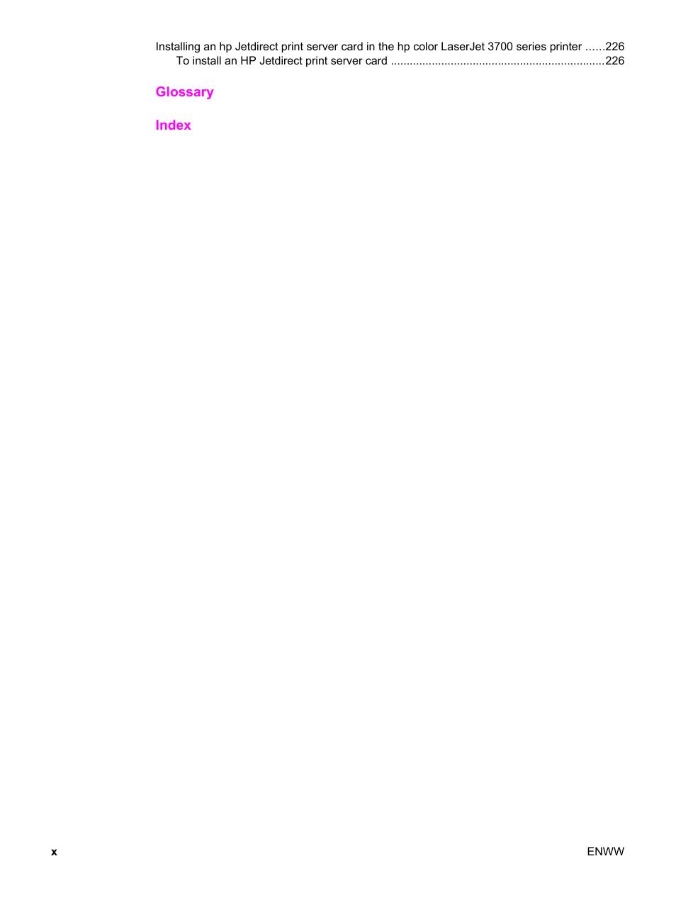 HP 3500 User Manual | Page 12 / 250