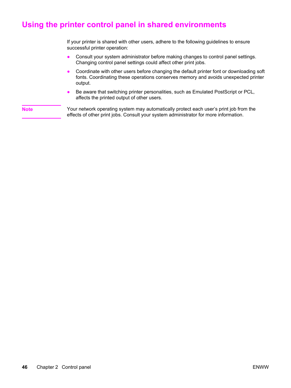 HP 3500 User Manual | Page 58 / 250