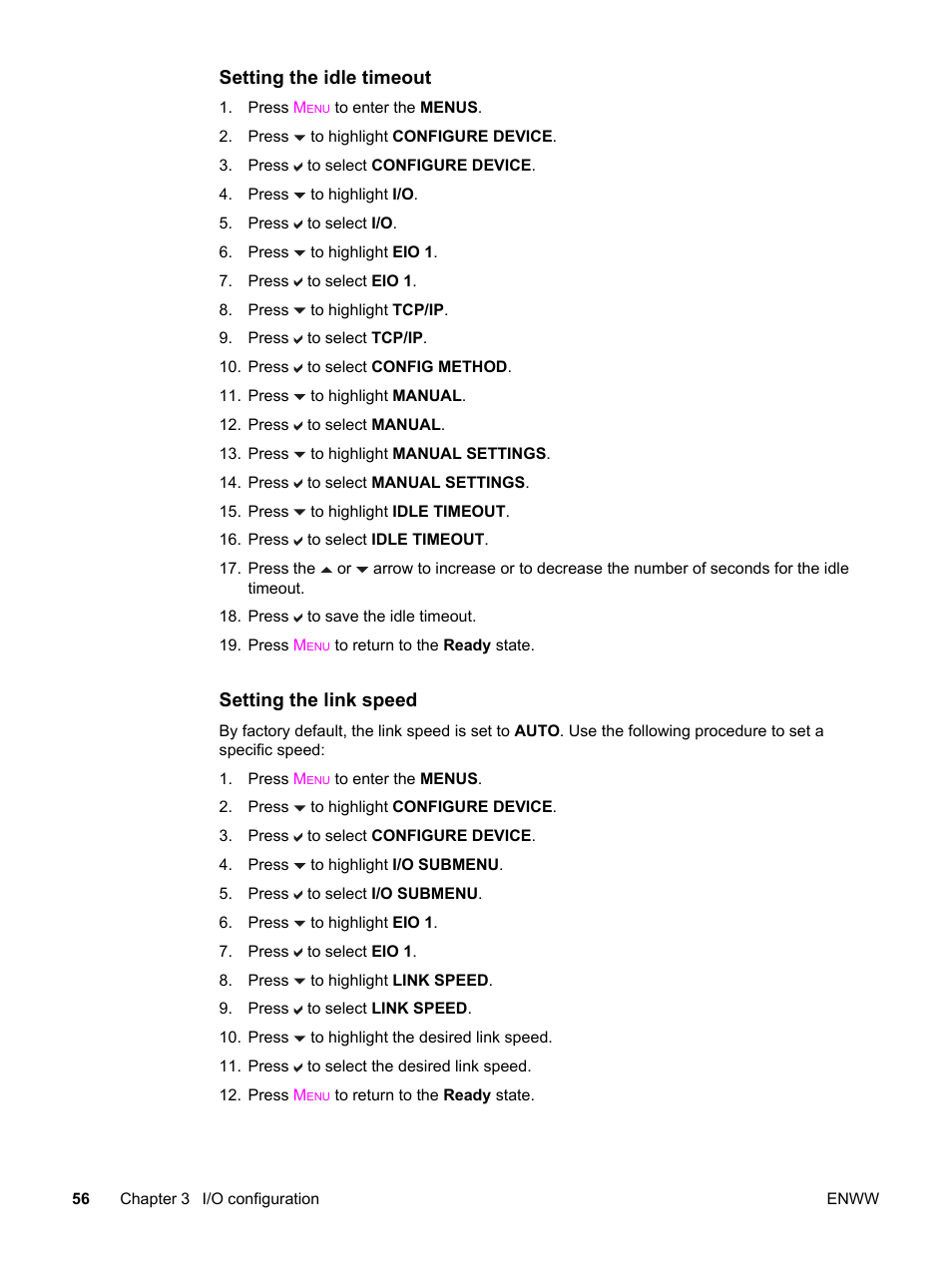HP 3500 User Manual | Page 68 / 250