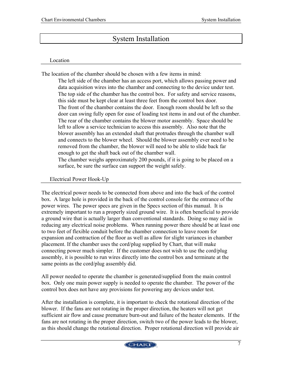 System installation, Ocation, Lectrical | Ower | HP 11744195 User Manual | Page 12 / 22