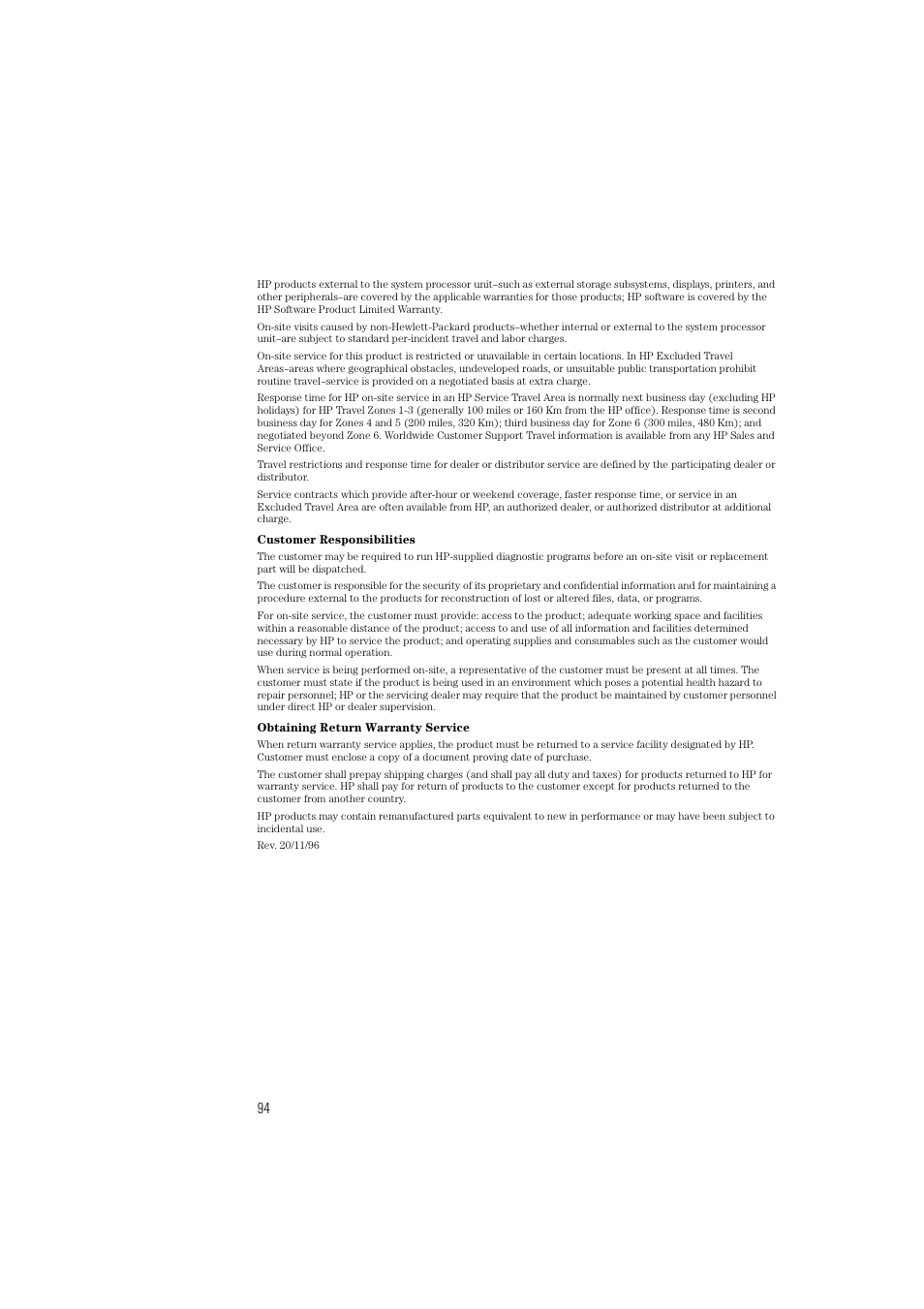HP Vectra VL 5/xxx User Manual | Page 106 / 110