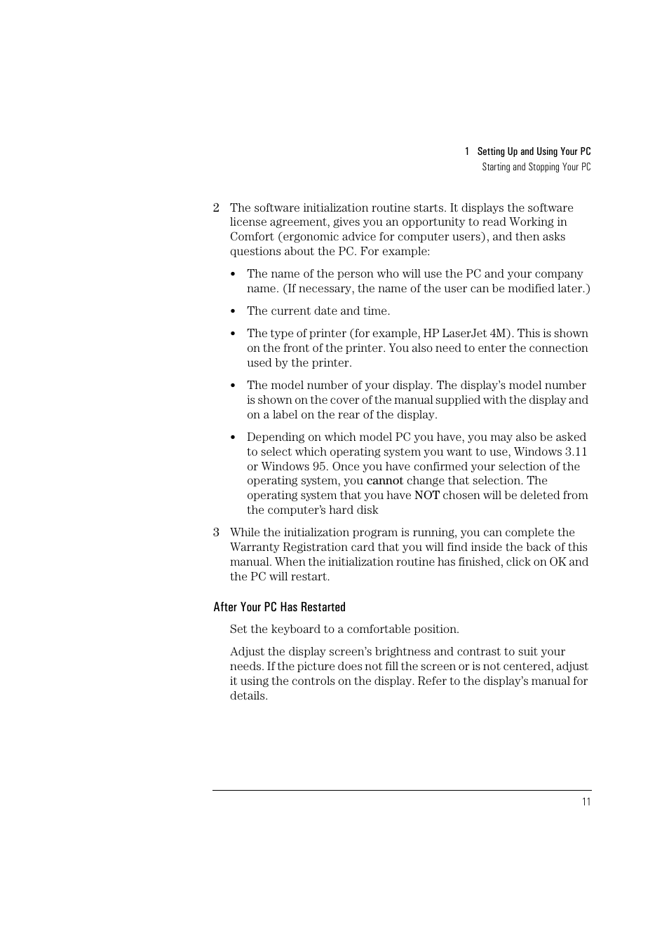 HP Vectra VL 5/xxx User Manual | Page 23 / 110