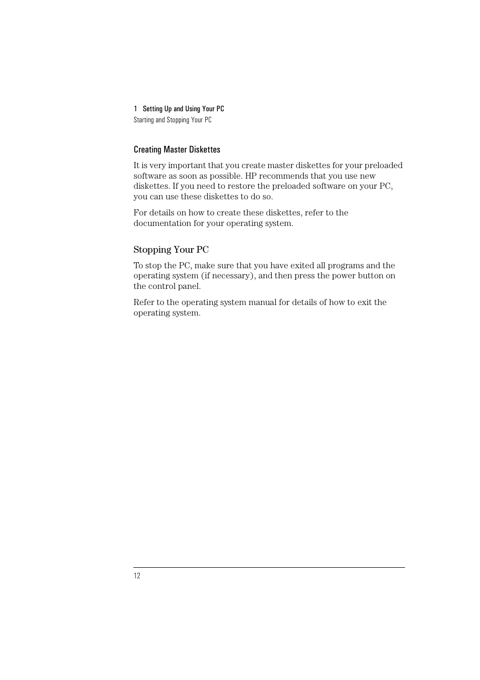 HP Vectra VL 5/xxx User Manual | Page 24 / 110