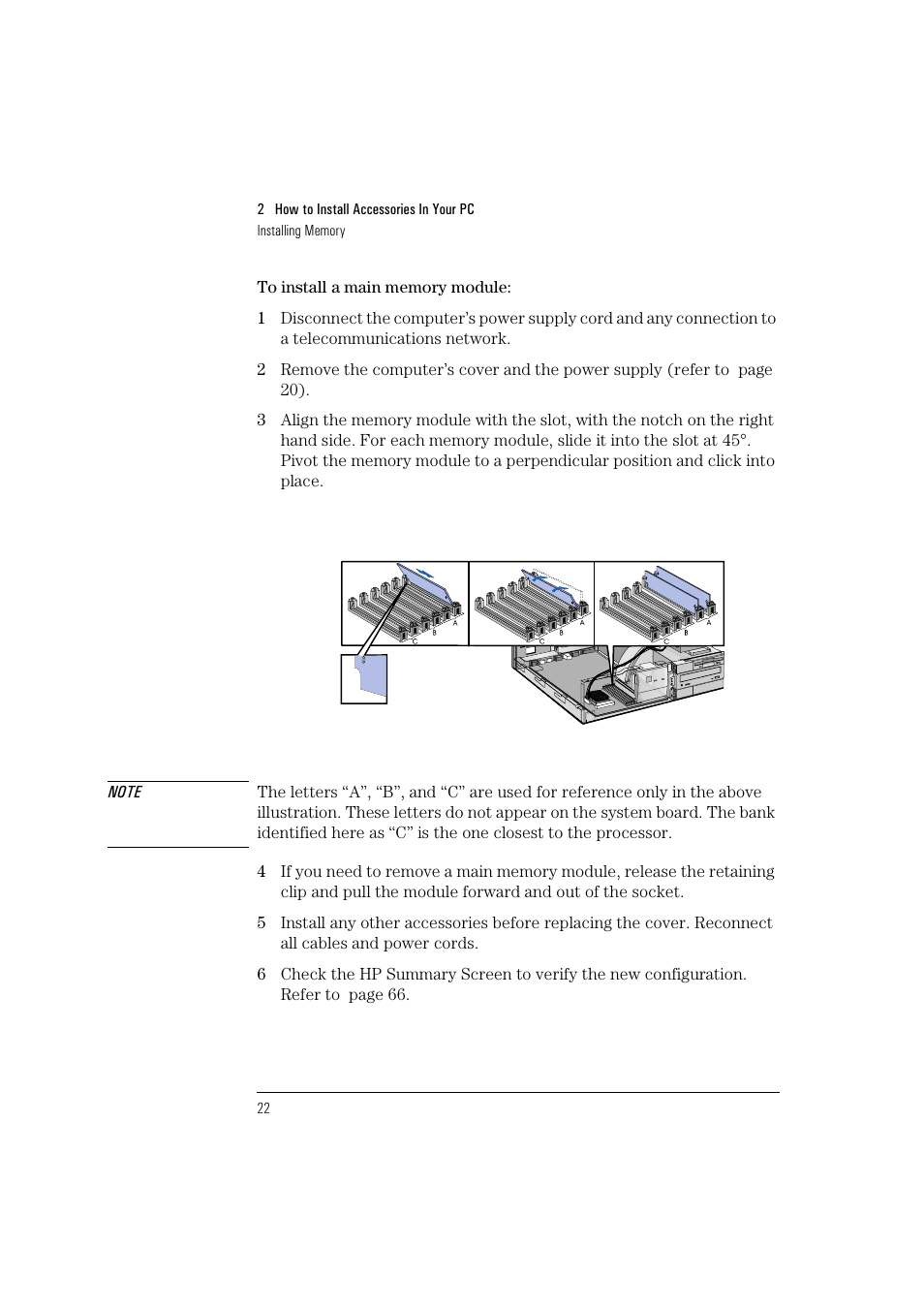HP Vectra VL 5/xxx User Manual | Page 34 / 110