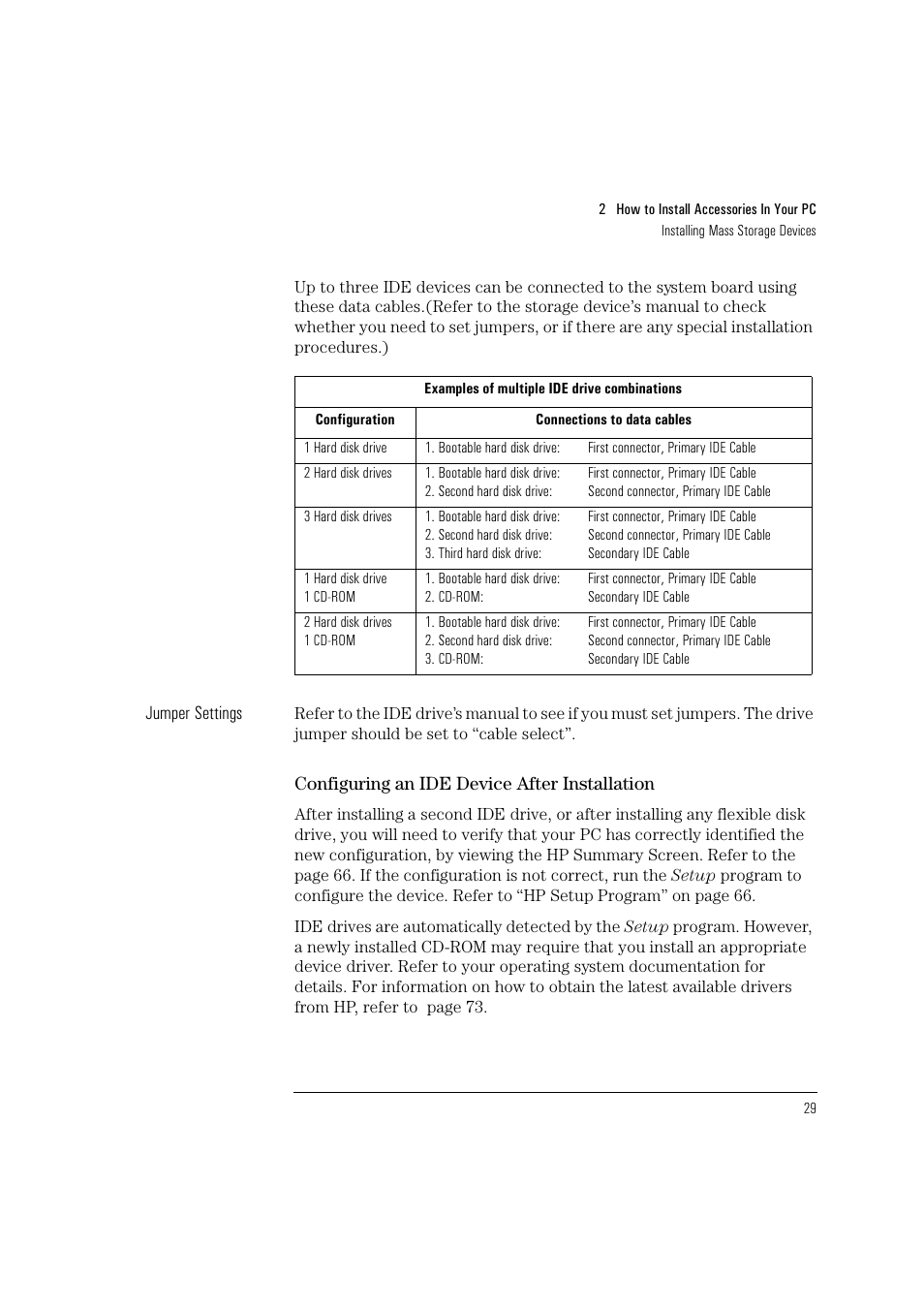 HP Vectra VL 5/xxx User Manual | Page 41 / 110