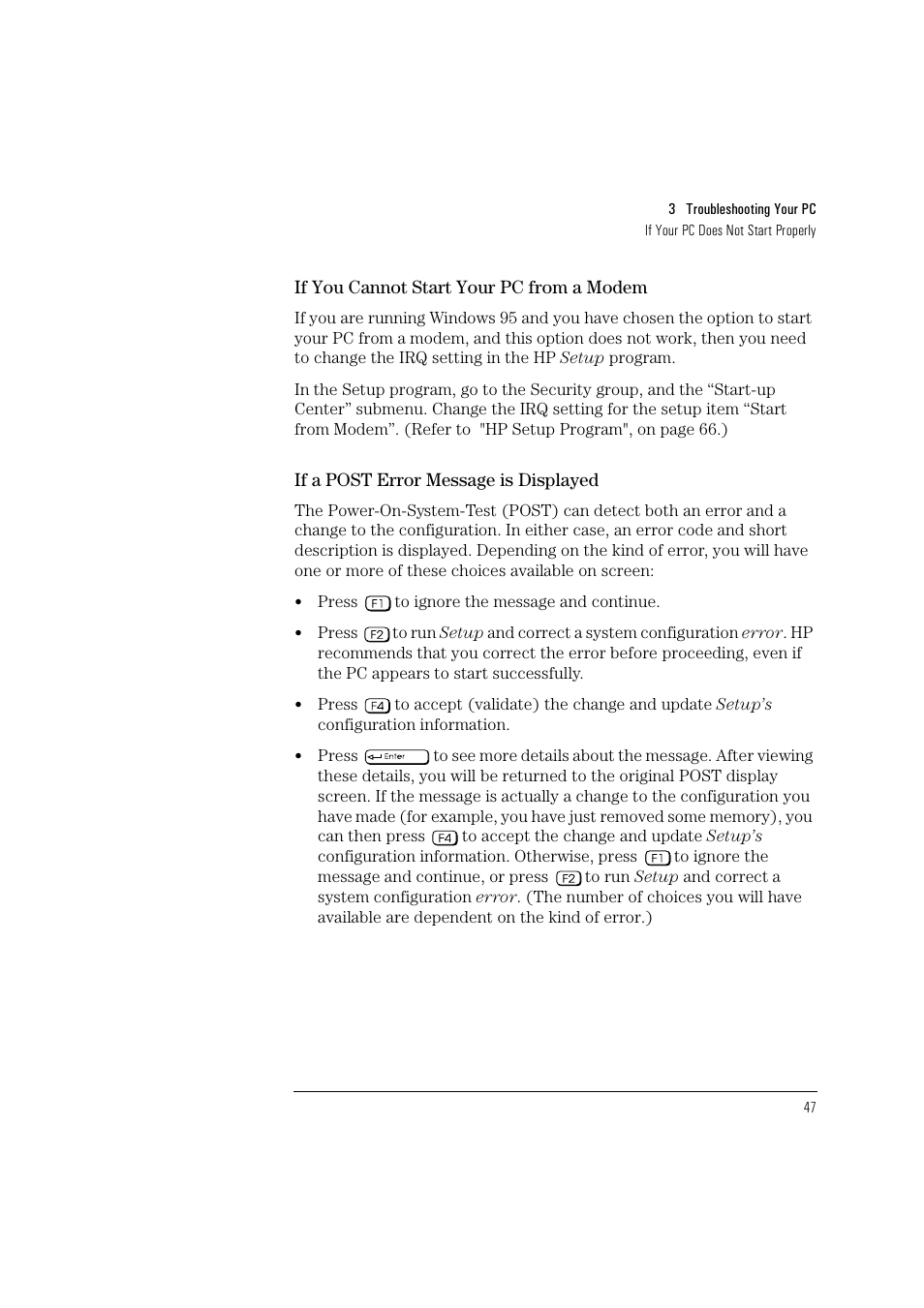 HP Vectra VL 5/xxx User Manual | Page 59 / 110