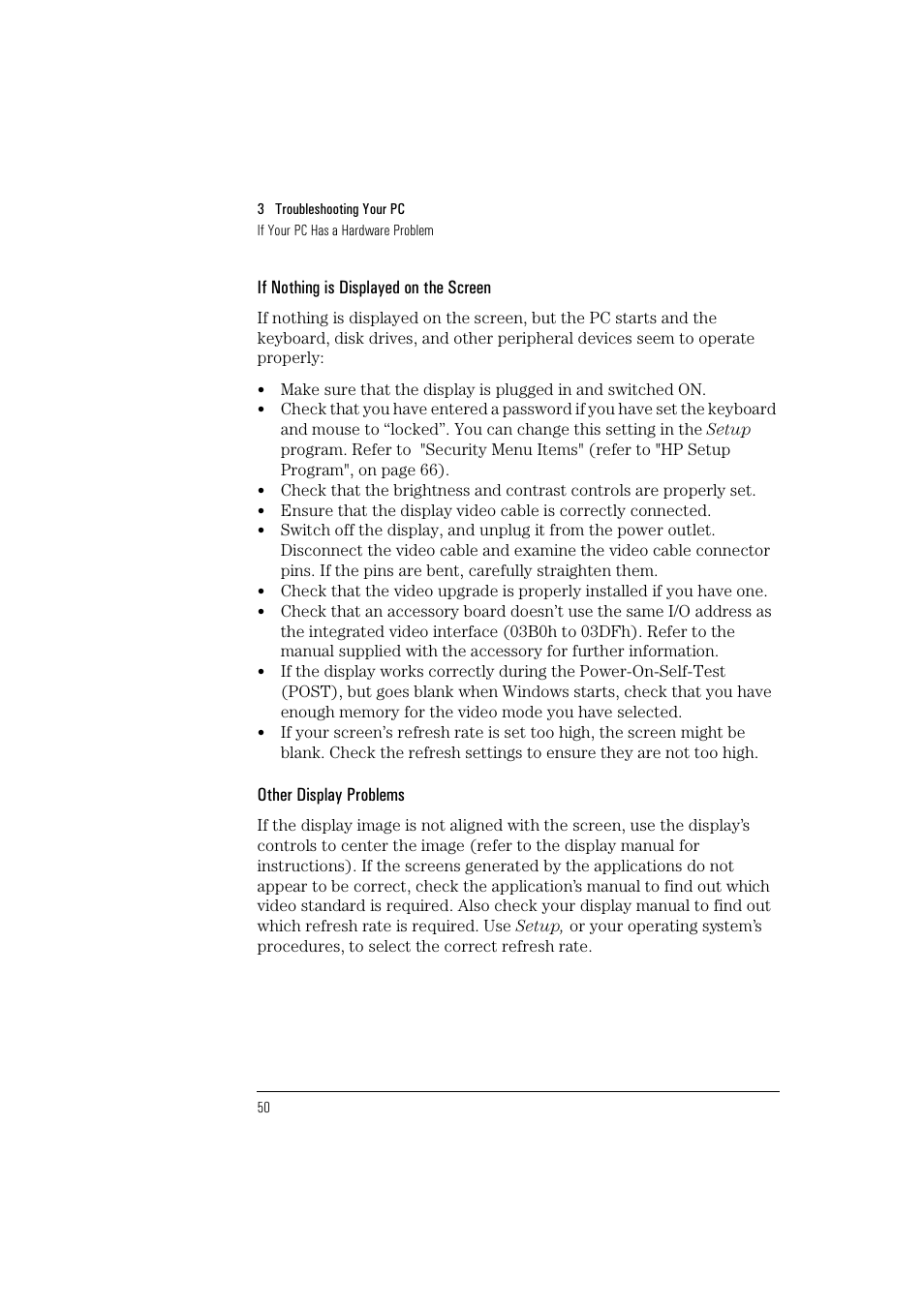 HP Vectra VL 5/xxx User Manual | Page 62 / 110