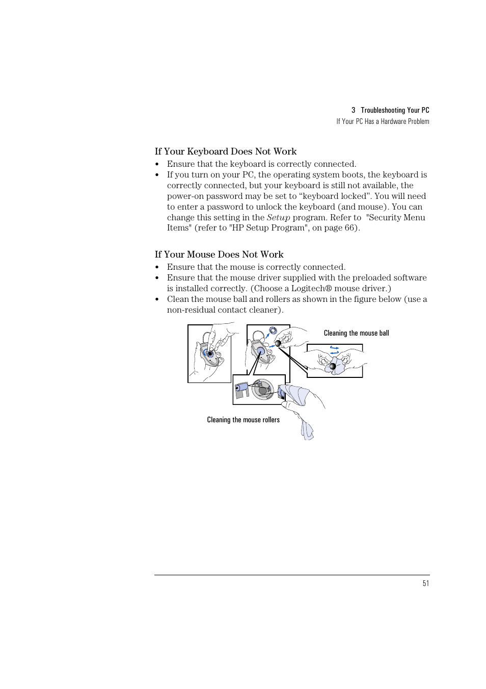 HP Vectra VL 5/xxx User Manual | Page 63 / 110