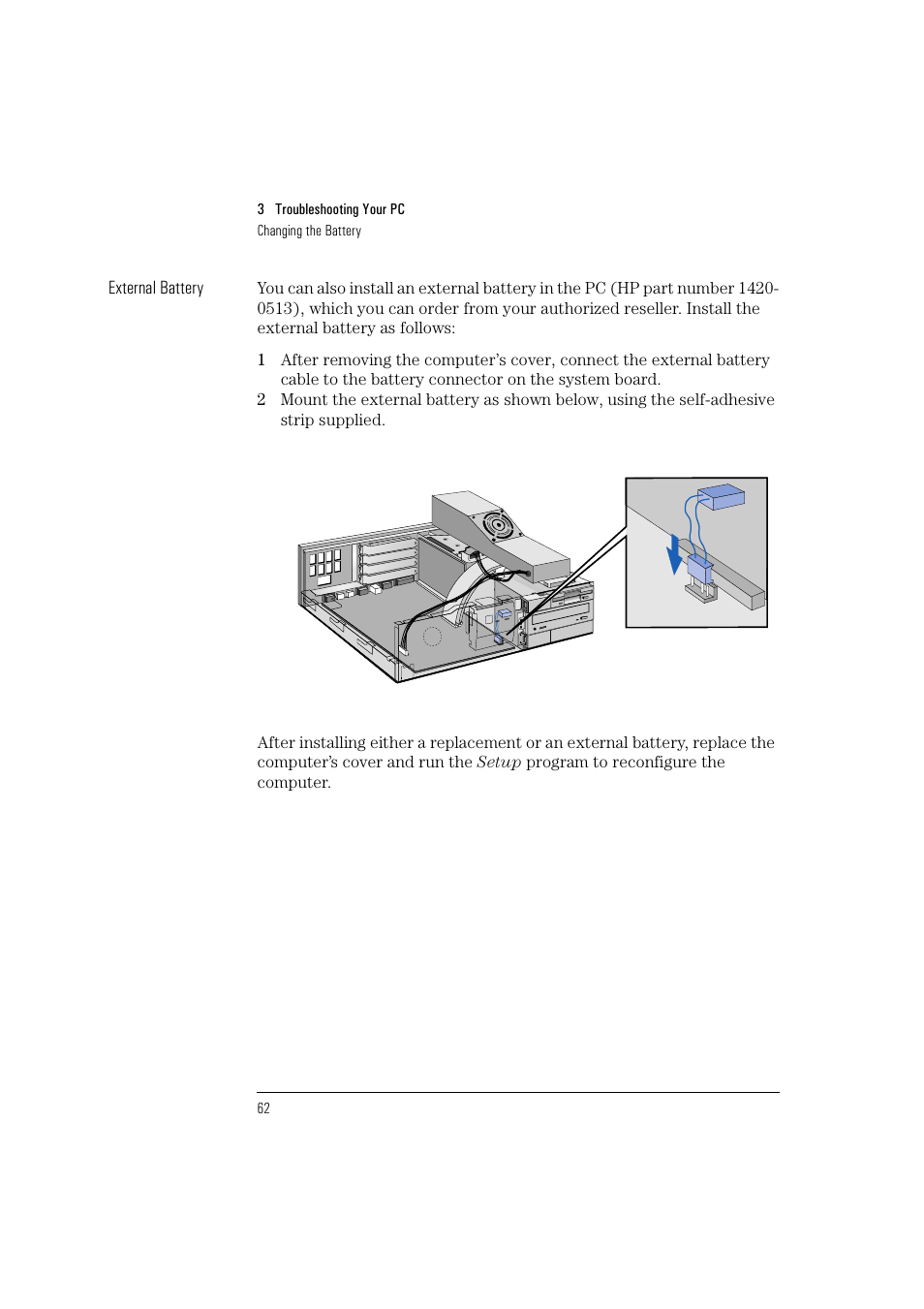 HP Vectra VL 5/xxx User Manual | Page 74 / 110