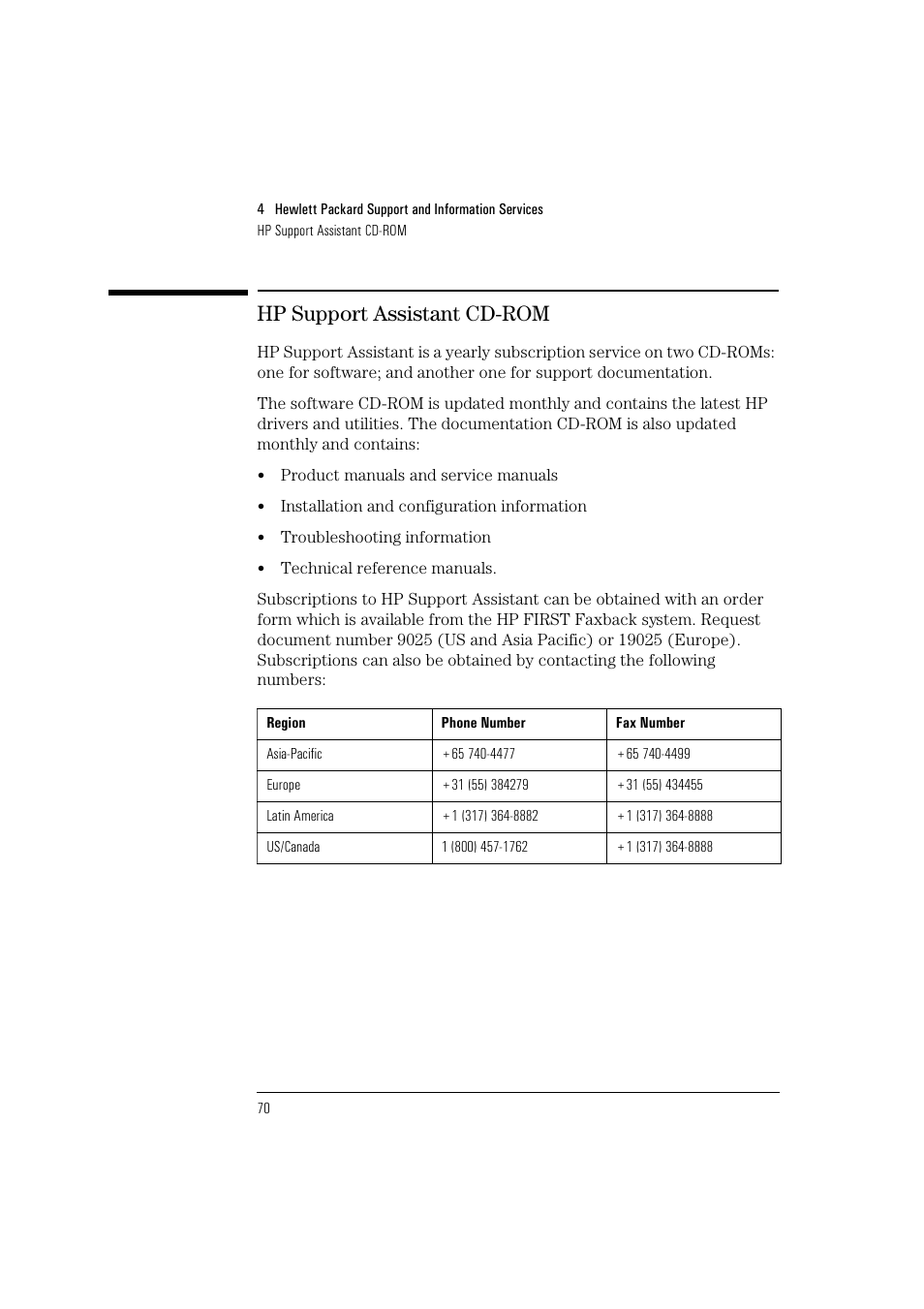 Hp support assistant cd-rom | HP Vectra VL 5/xxx User Manual | Page 82 / 110