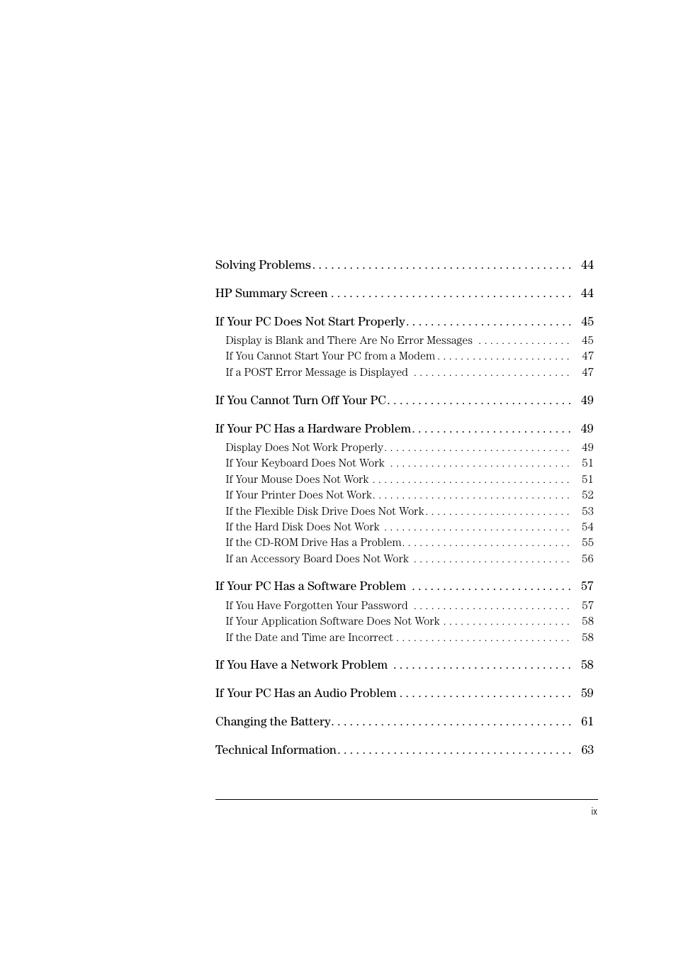 HP Vectra VL 5/xxx User Manual | Page 9 / 110