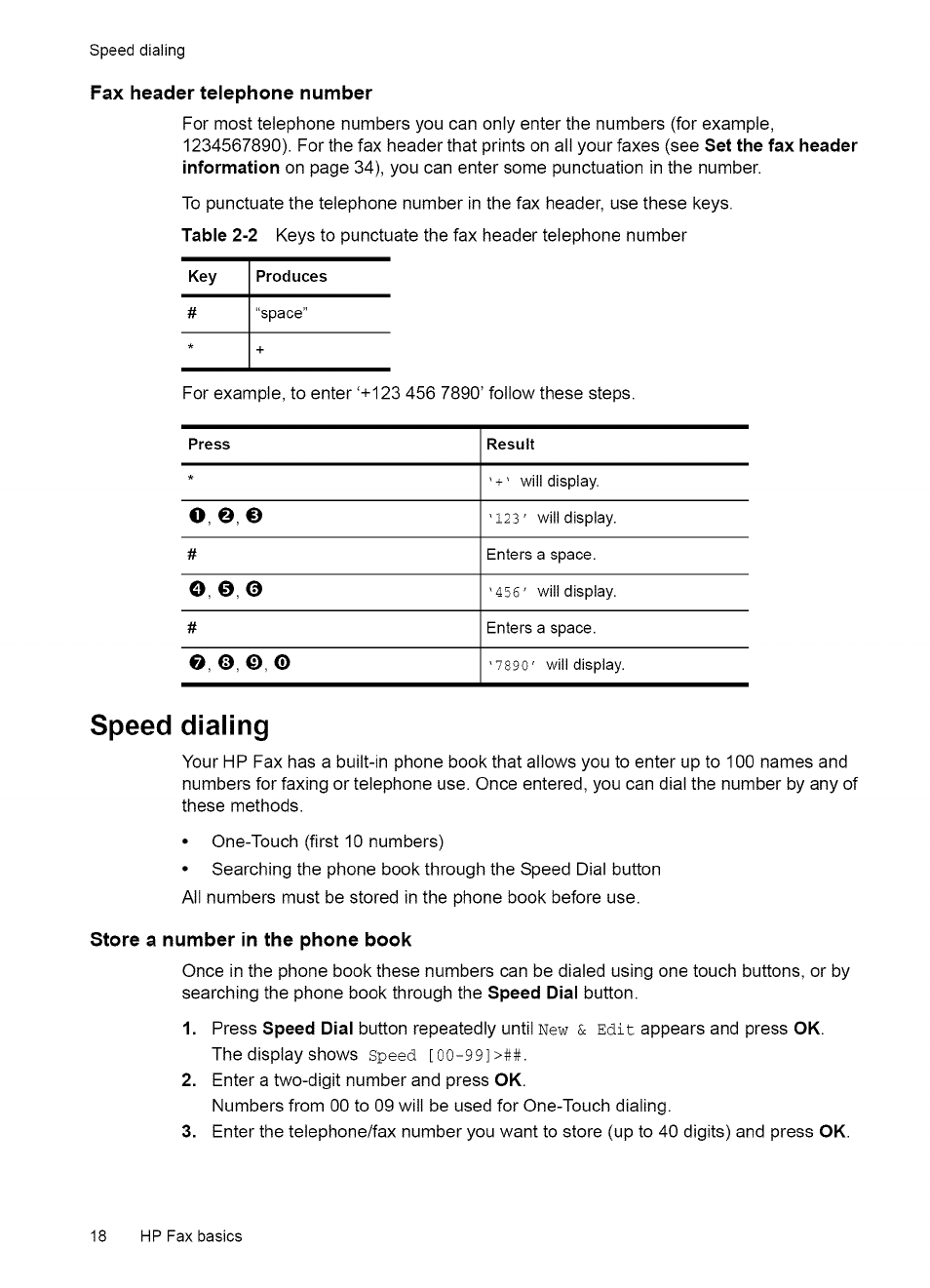 Most text fields, E e ► eee ee ©© ee, Ooo ©© 000 | HP 2140 User Manual | Page 21 / 70