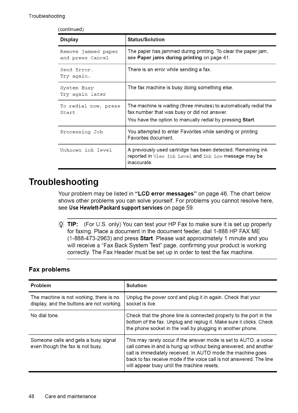 HP 2140 User Manual | Page 51 / 70