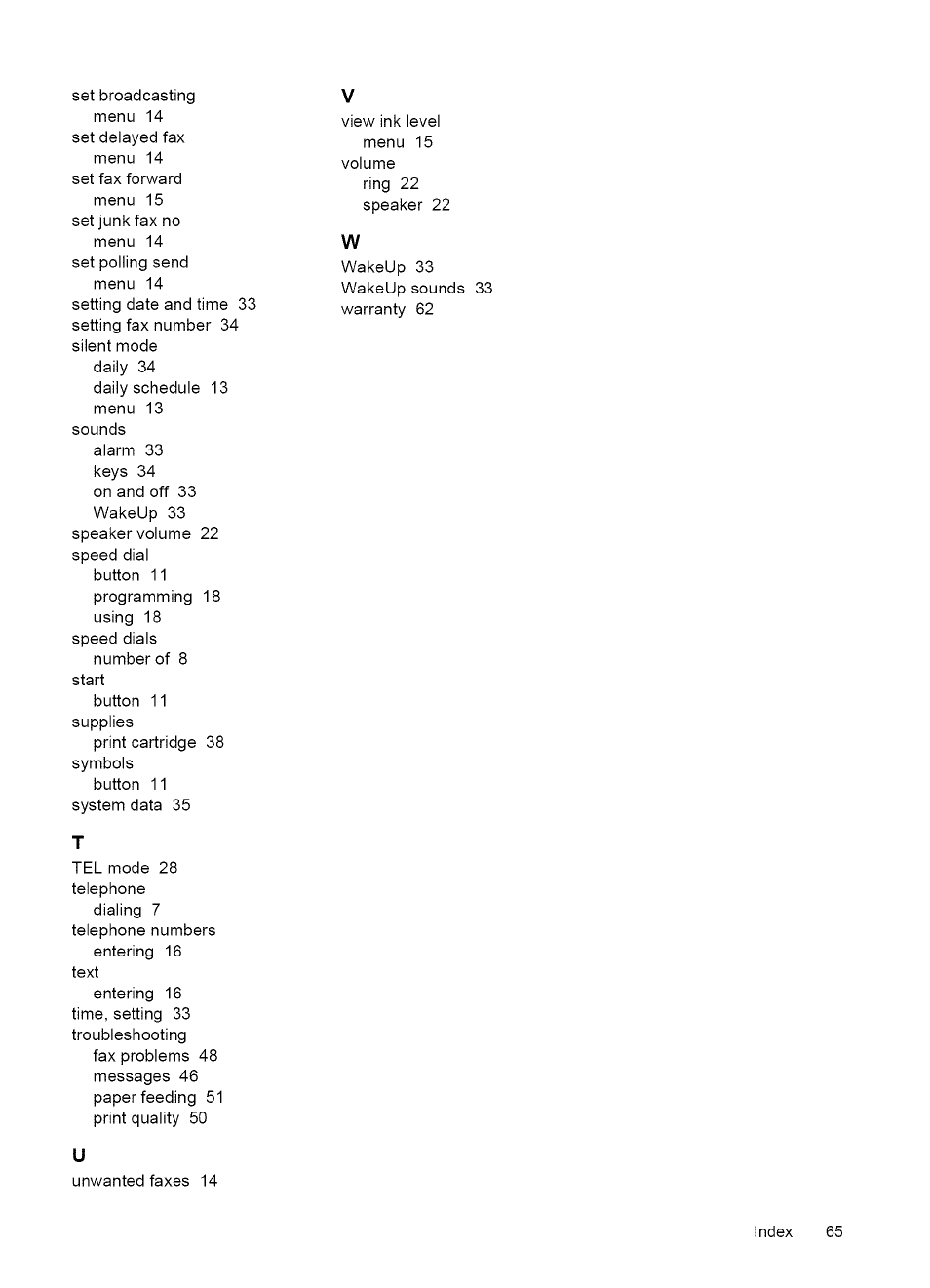 HP 2140 User Manual | Page 68 / 70