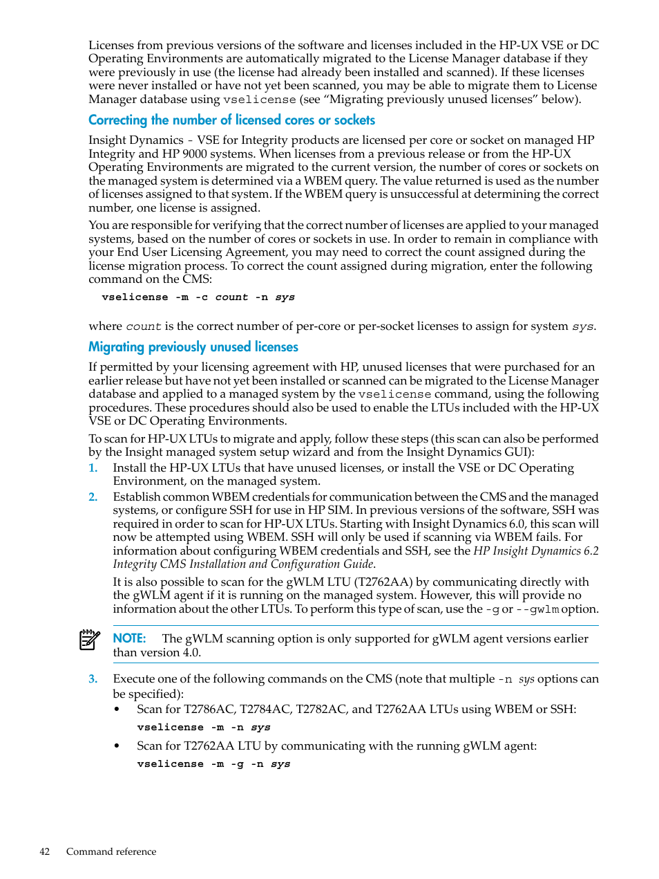 HP INSIGHT DYNAMICS T8671-91017 User Manual | Page 42 / 54
