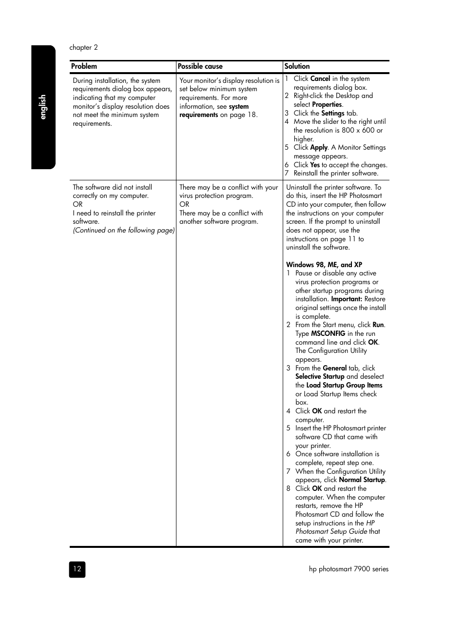 HP PHOTOSMART 7900 User Manual | Page 14 / 28
