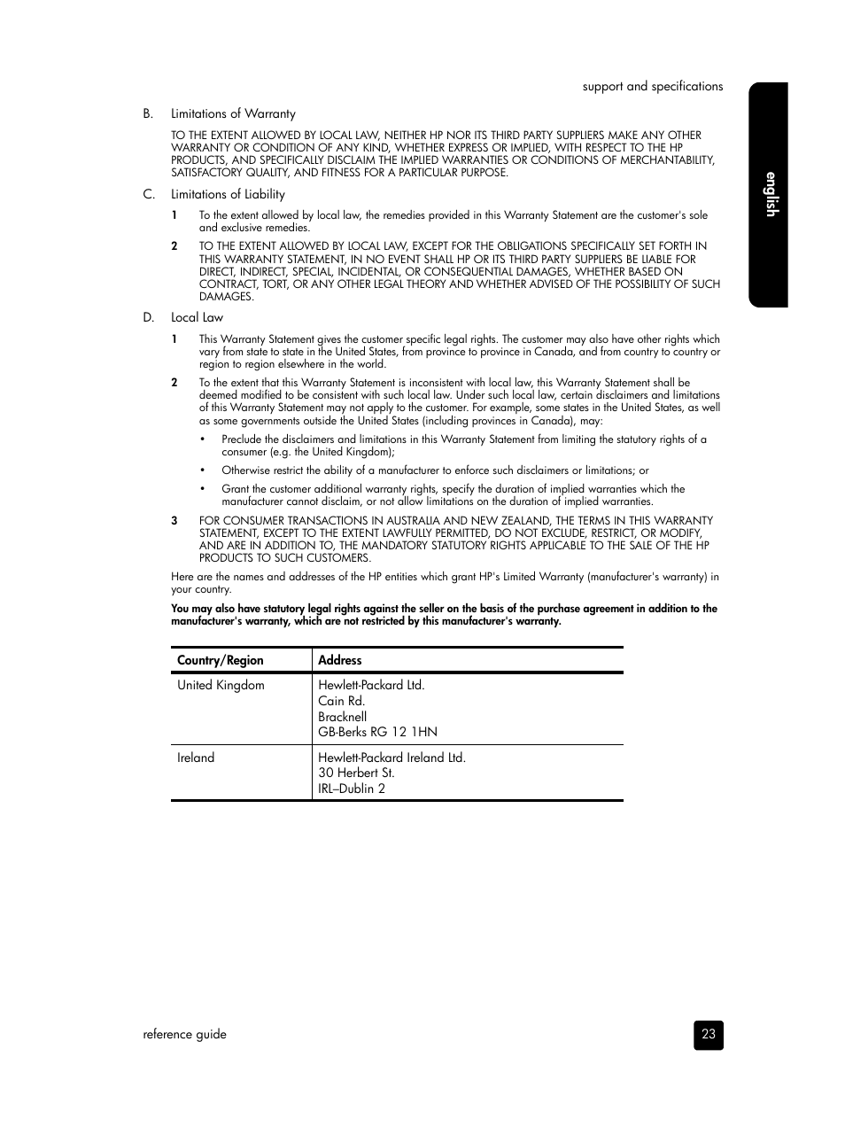 HP PHOTOSMART 7900 User Manual | Page 25 / 28