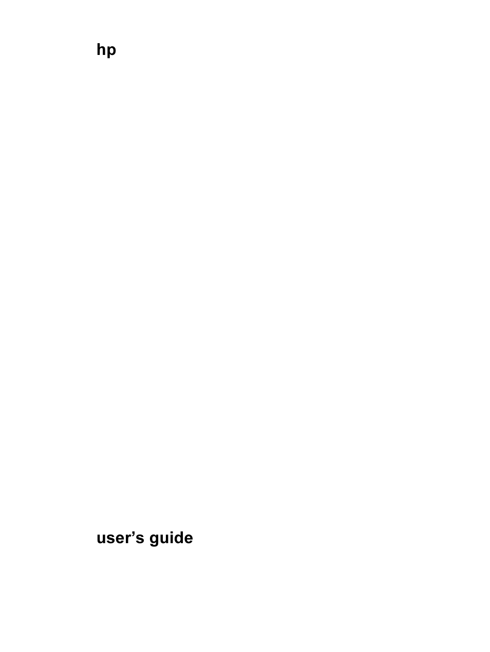 HP 9600 Series User Manual | Page 2 / 123