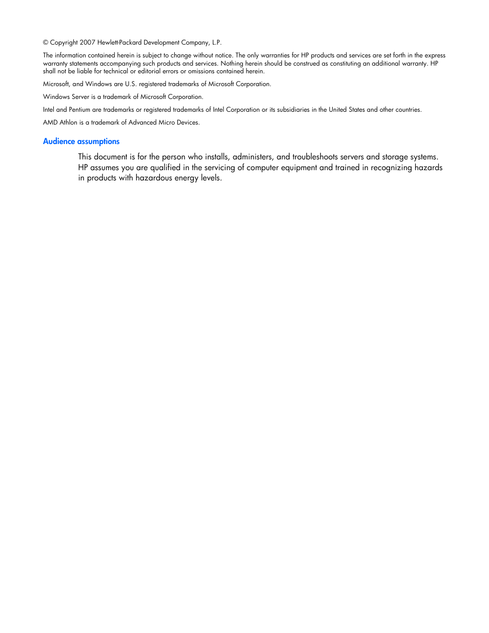 Notice | HP BL685C User Manual | Page 2 / 99