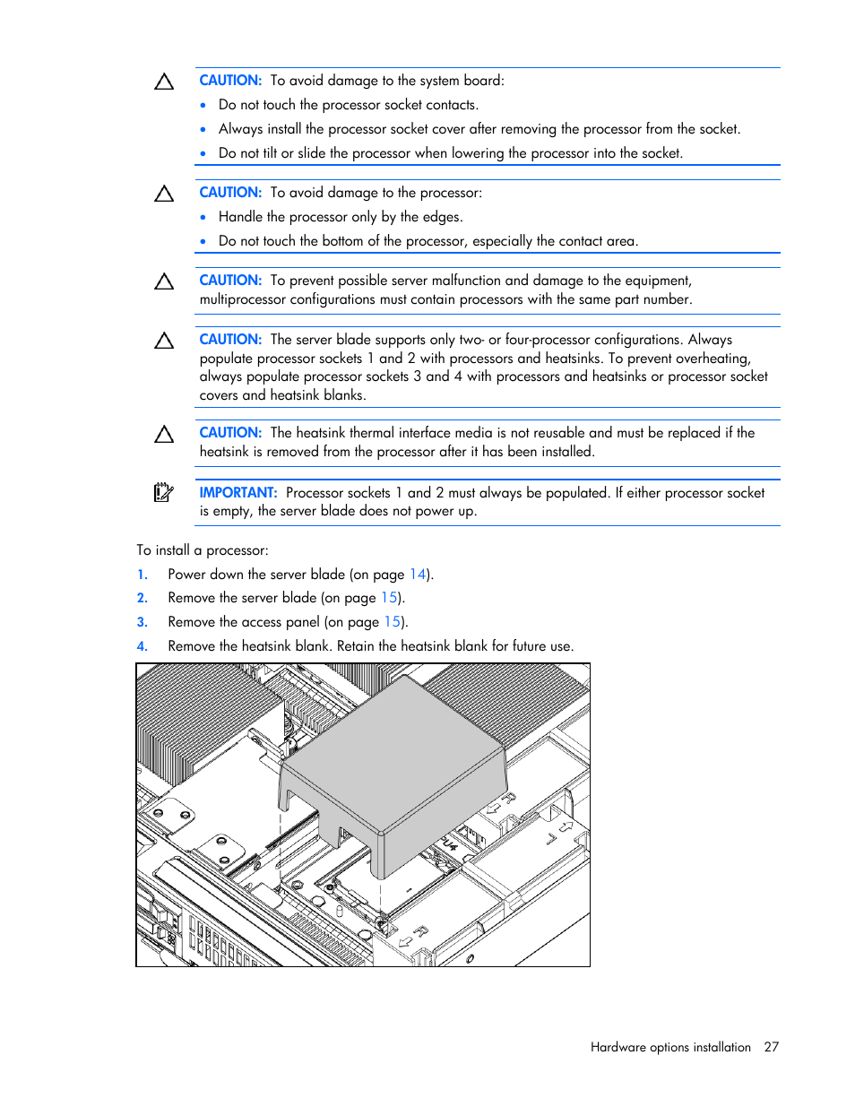 HP BL685C User Manual | Page 27 / 99