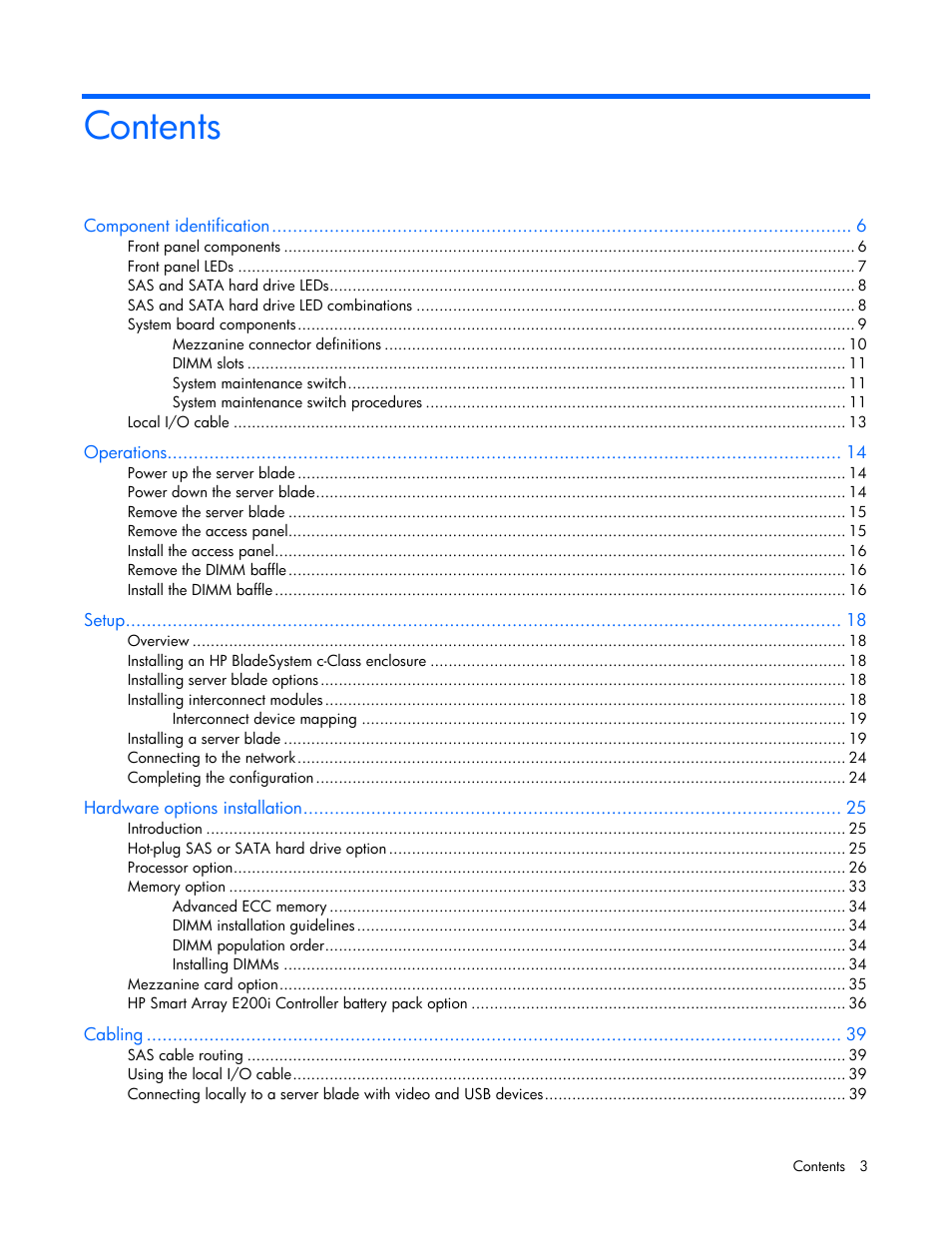 HP BL685C User Manual | Page 3 / 99
