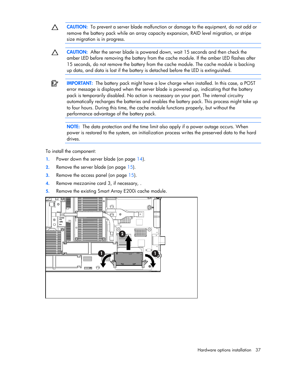 HP BL685C User Manual | Page 37 / 99