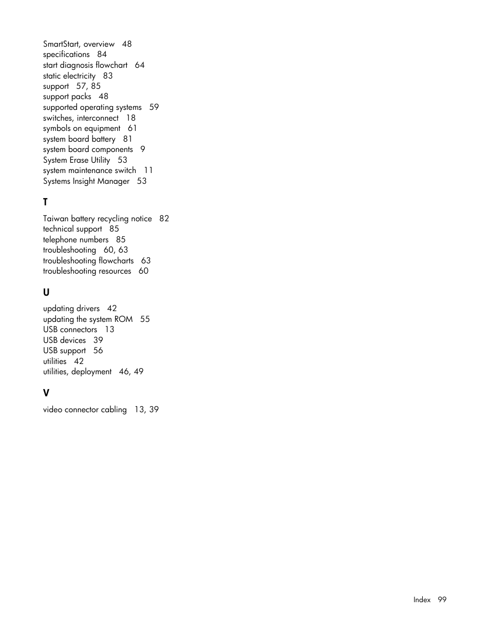 HP BL685C User Manual | Page 99 / 99