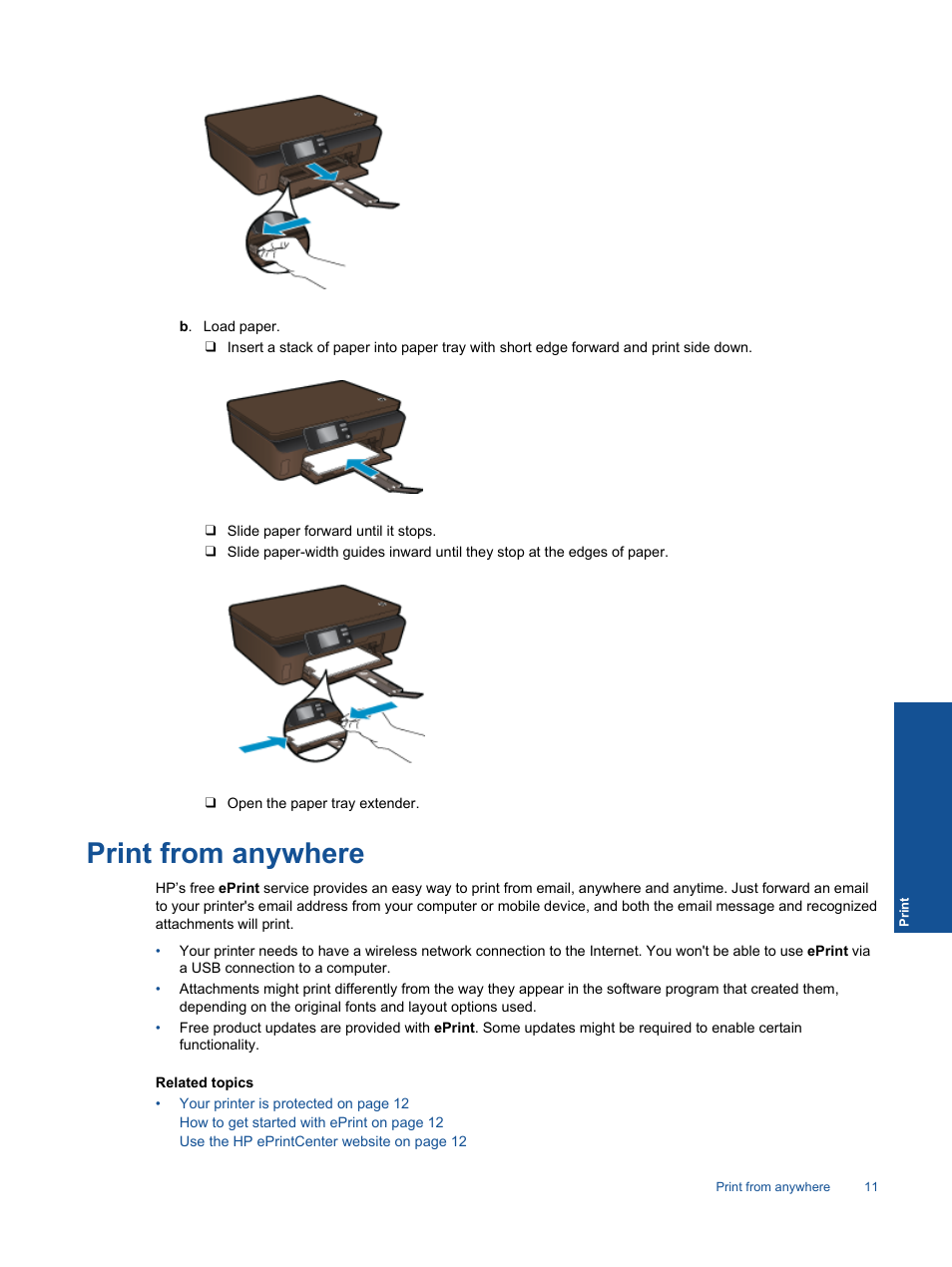 Print from anywhere | HP 5510 User Manual | Page 13 / 52