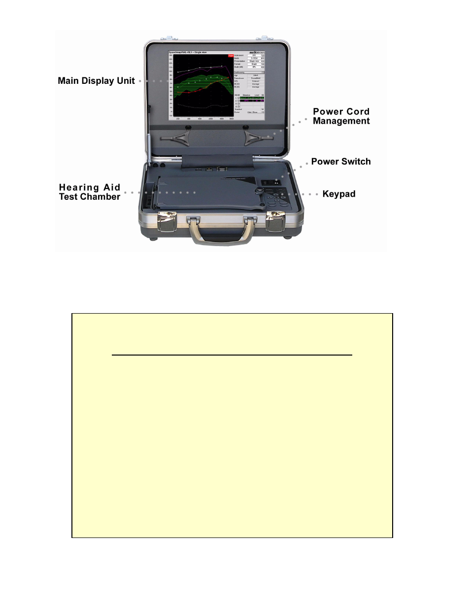 The audioscan | HP RM500SL User Manual | Page 6 / 112