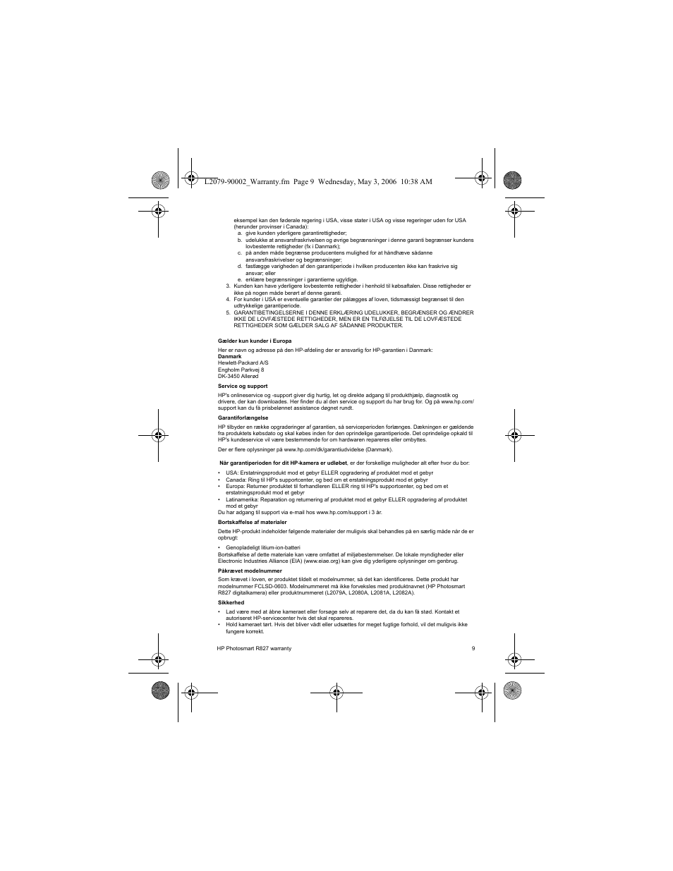 HP R827 User Manual | Page 11 / 56