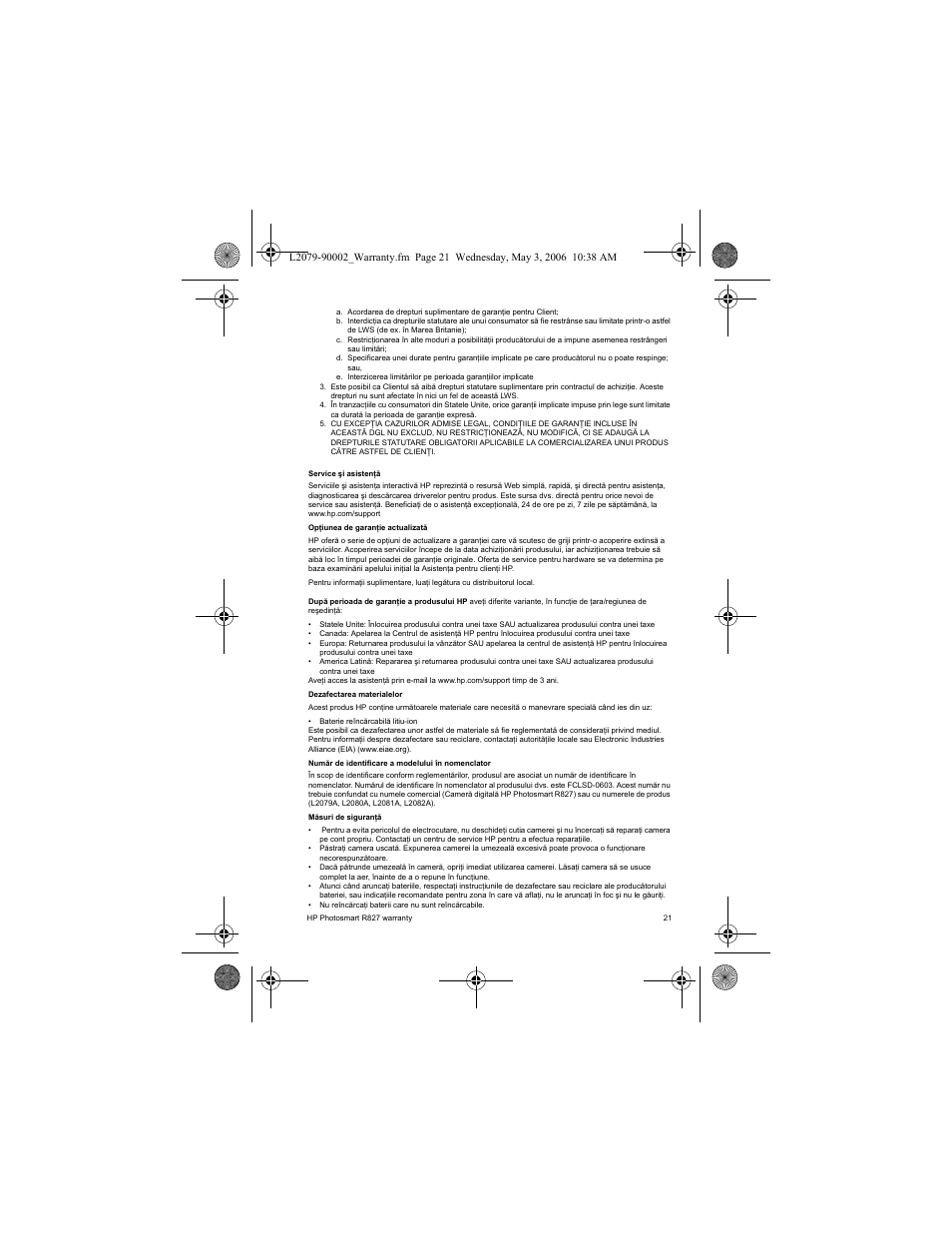 HP R827 User Manual | Page 23 / 56