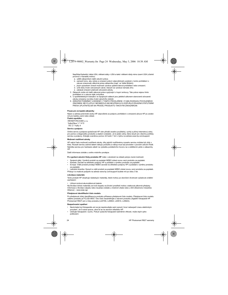 HP R827 User Manual | Page 26 / 56