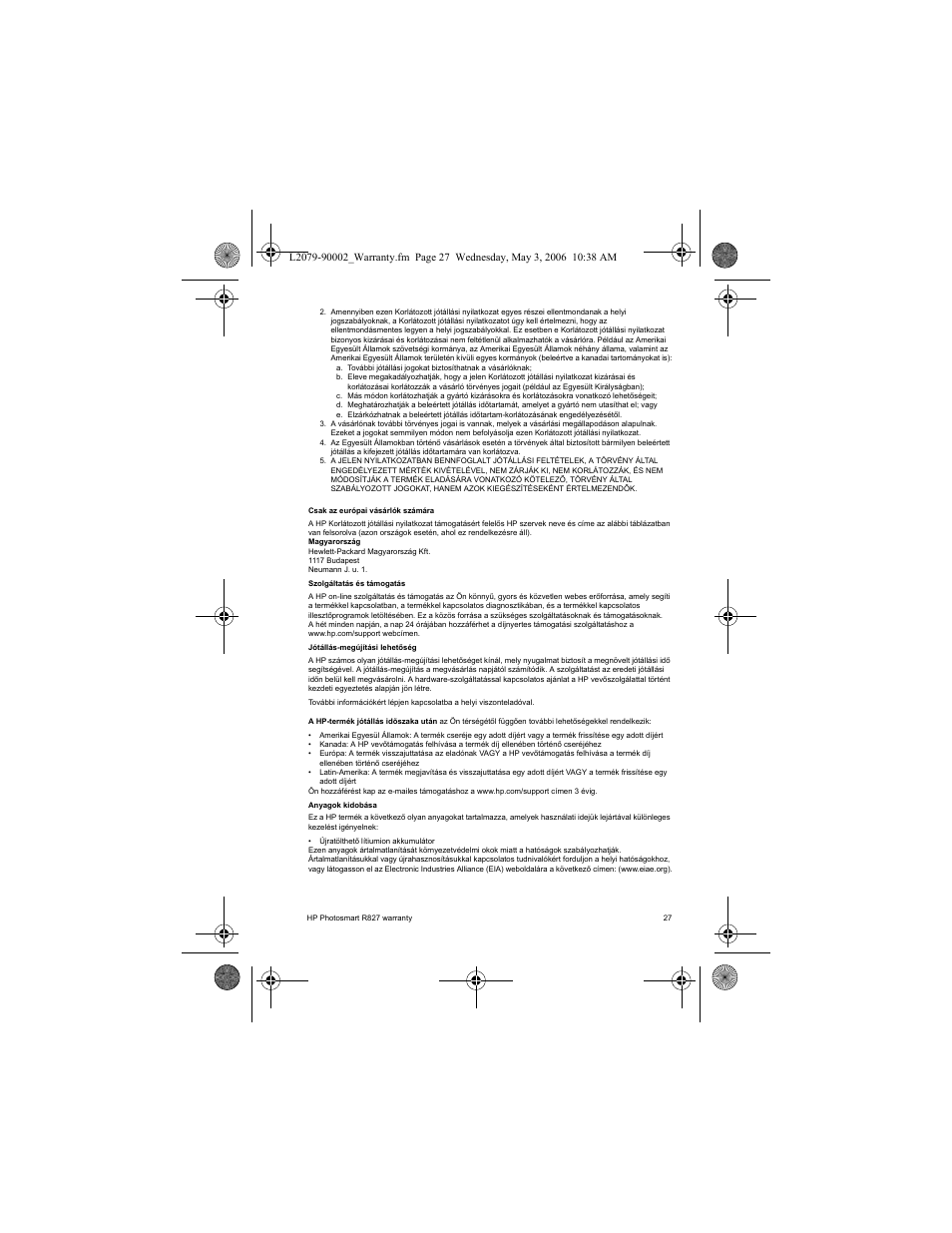 HP R827 User Manual | Page 29 / 56