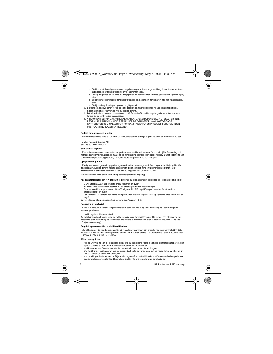 HP R827 User Manual | Page 8 / 56